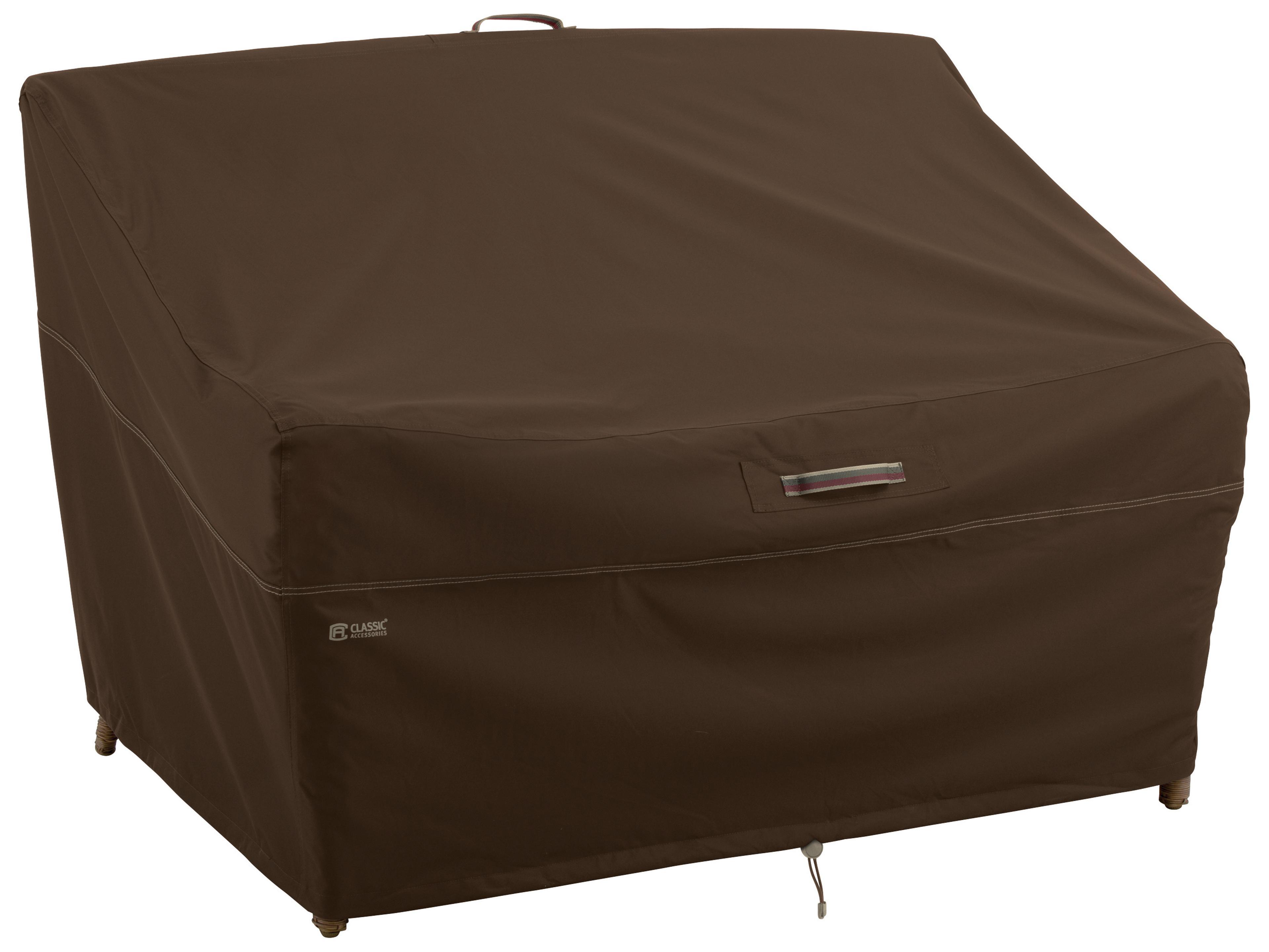 Madrona Dark Cocoa 90 Inch Large RainProof Patio Loveseat Cover