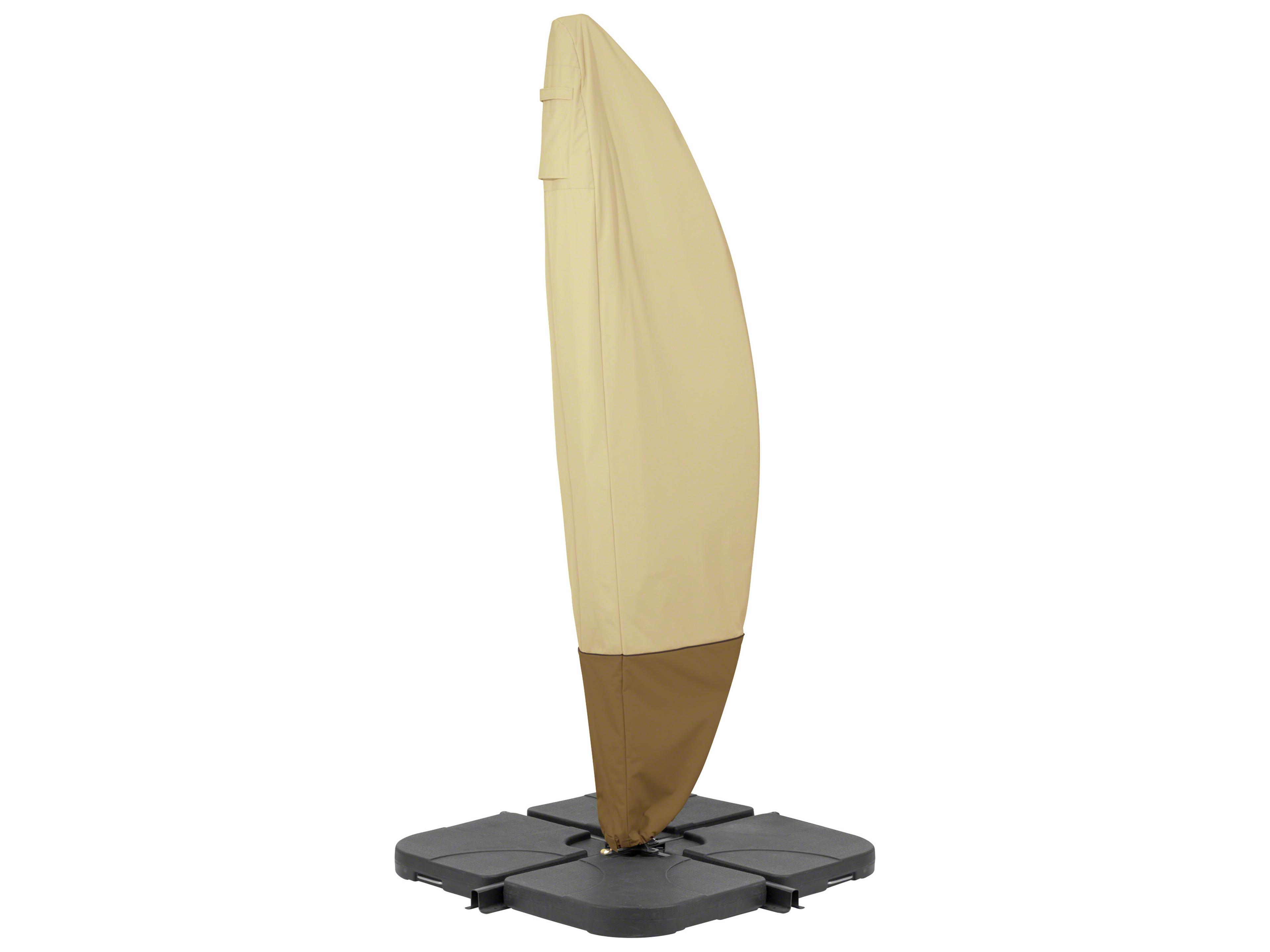 Veranda Pebble 90 x 8 Inch Offset Banana Frame Patio Umbrella Cover