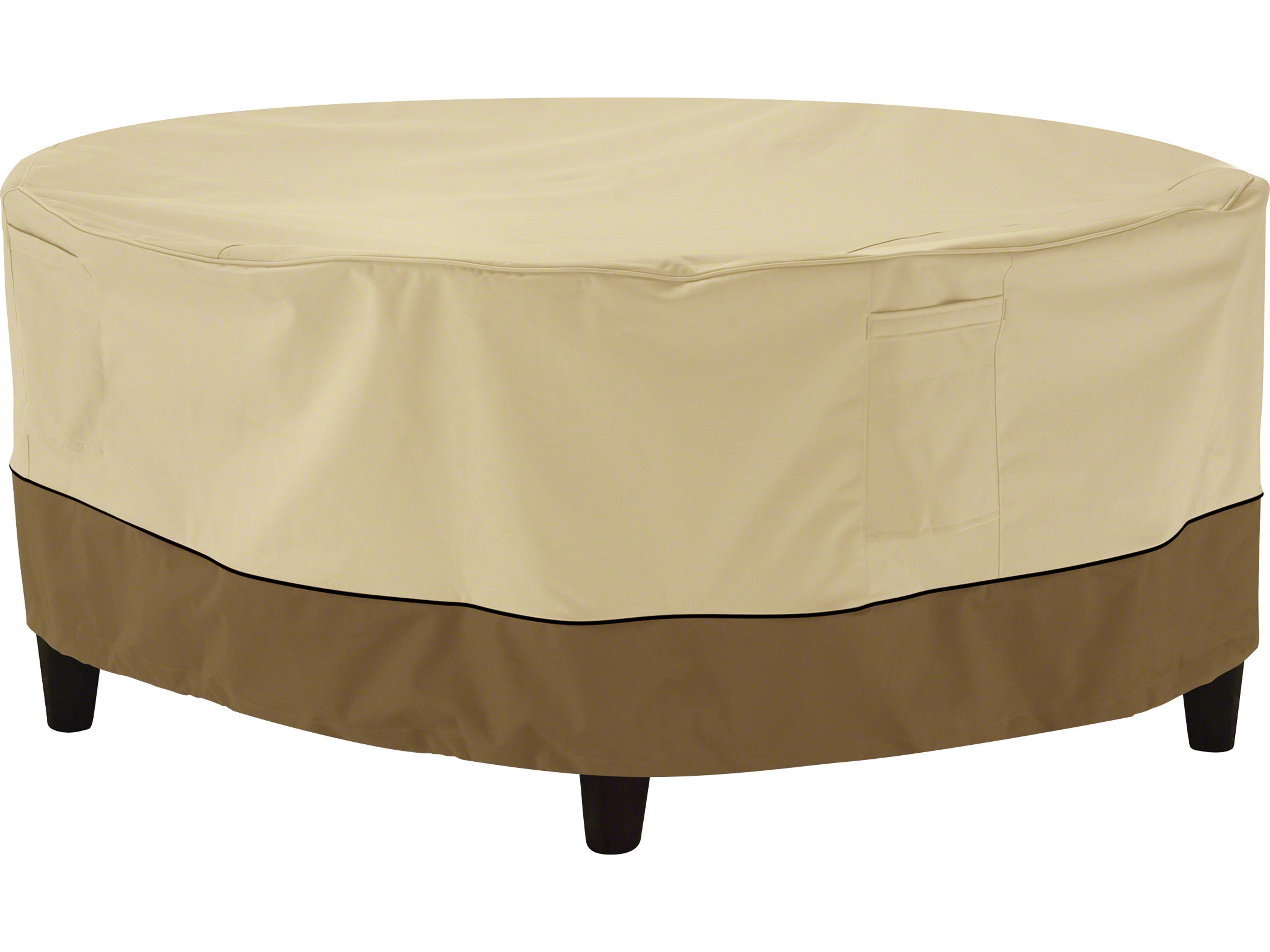 Veranda Pebble 36 Inch Round Ottoman/Table Cover