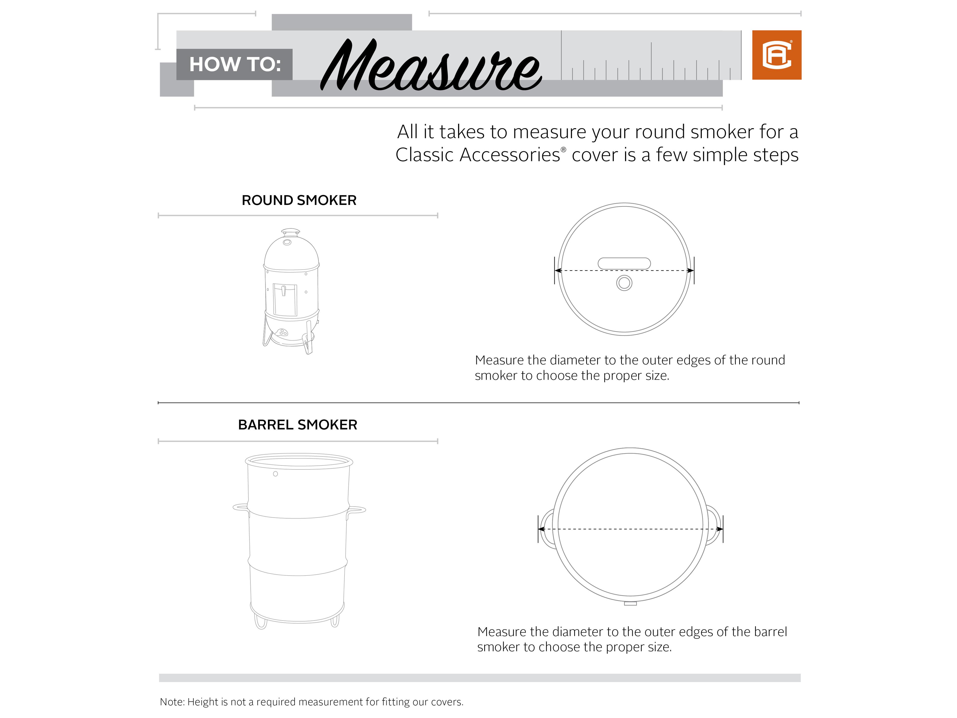Duck Covers Veranda Pebble 24 Inch Round Barrel Smoker Cover