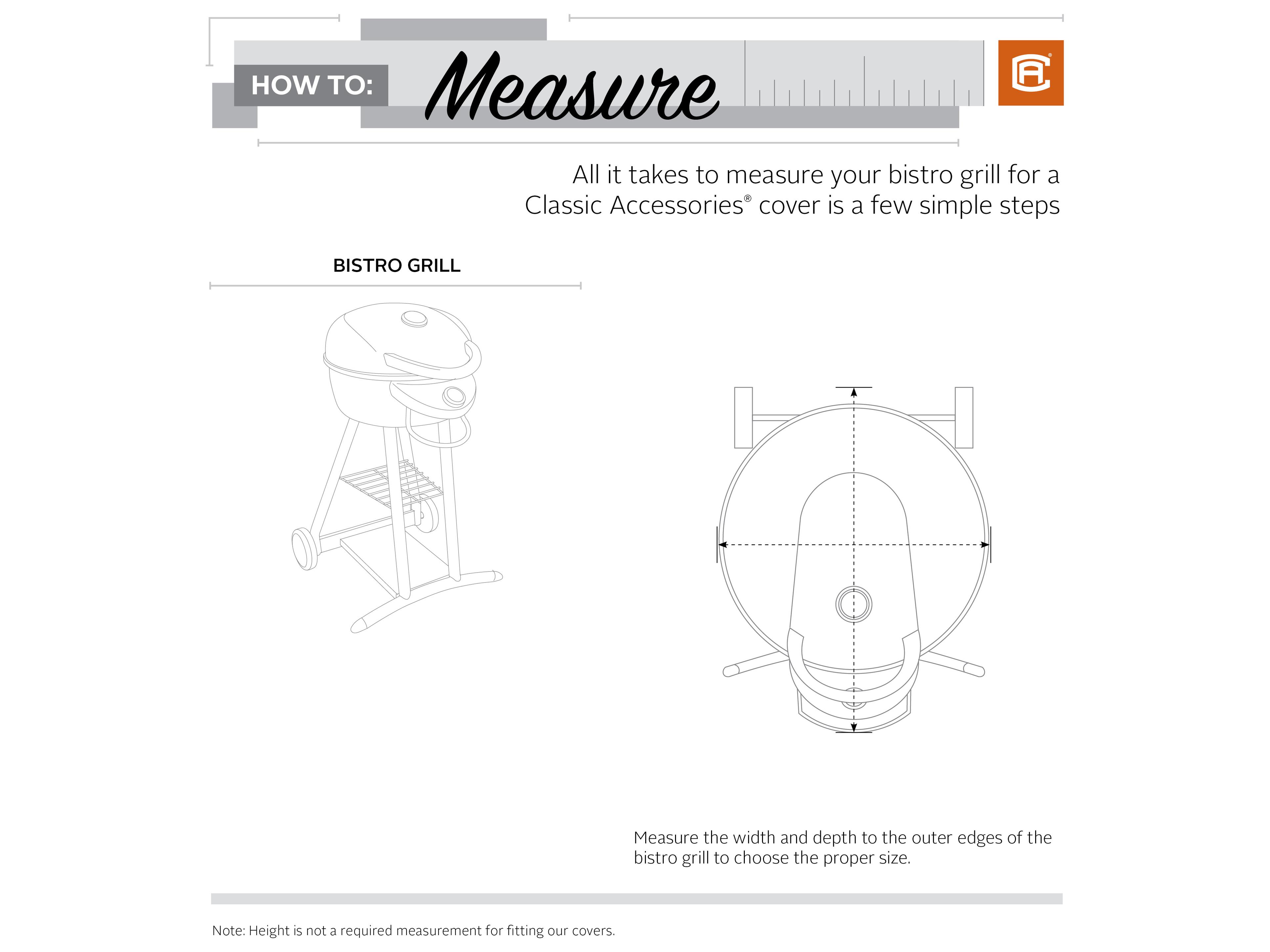 Duck Covers Veranda Pebble 24.2 Inch Bistro Grill Cover