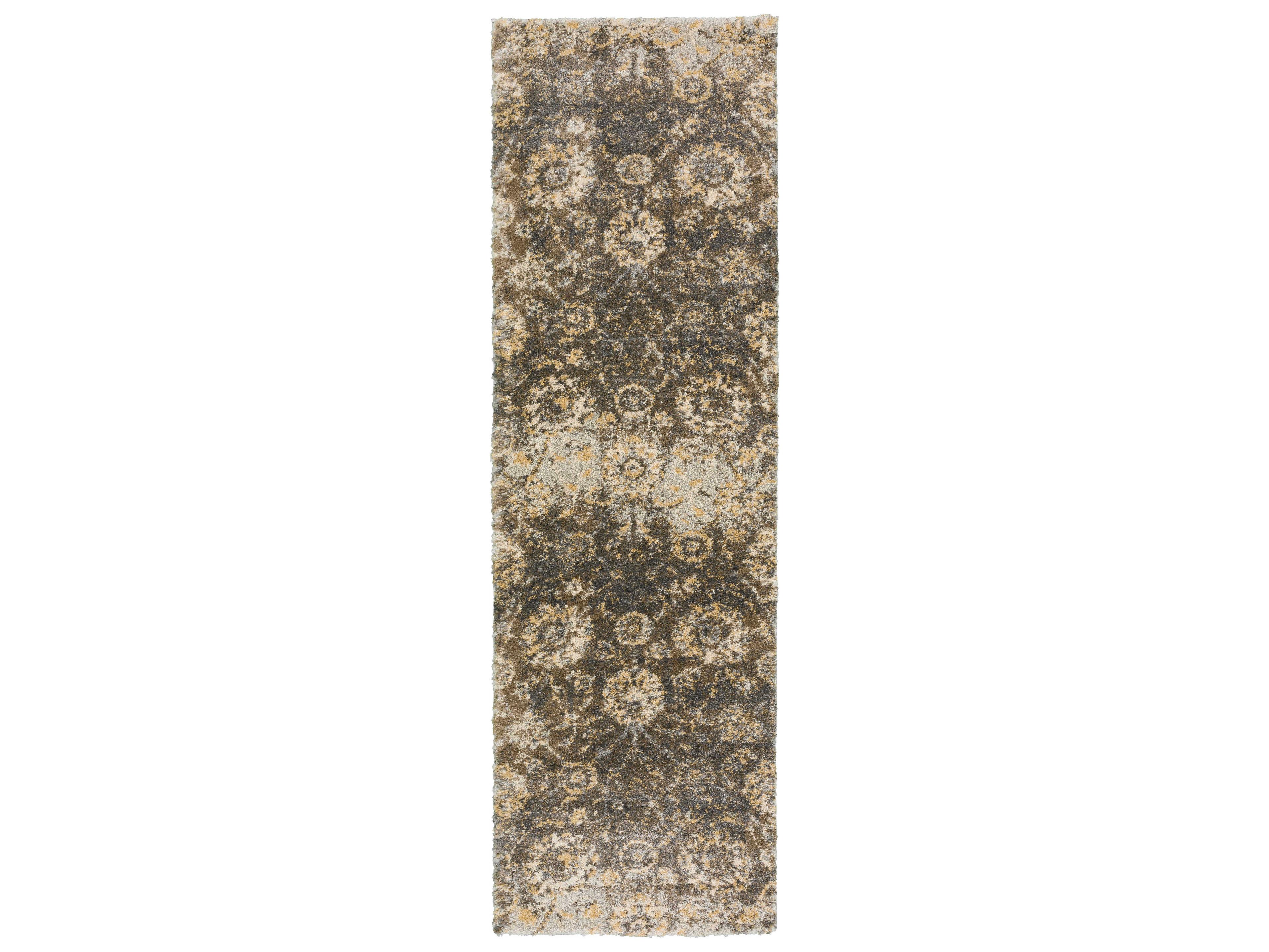 Barkley Shag Floral Runner Area Rug