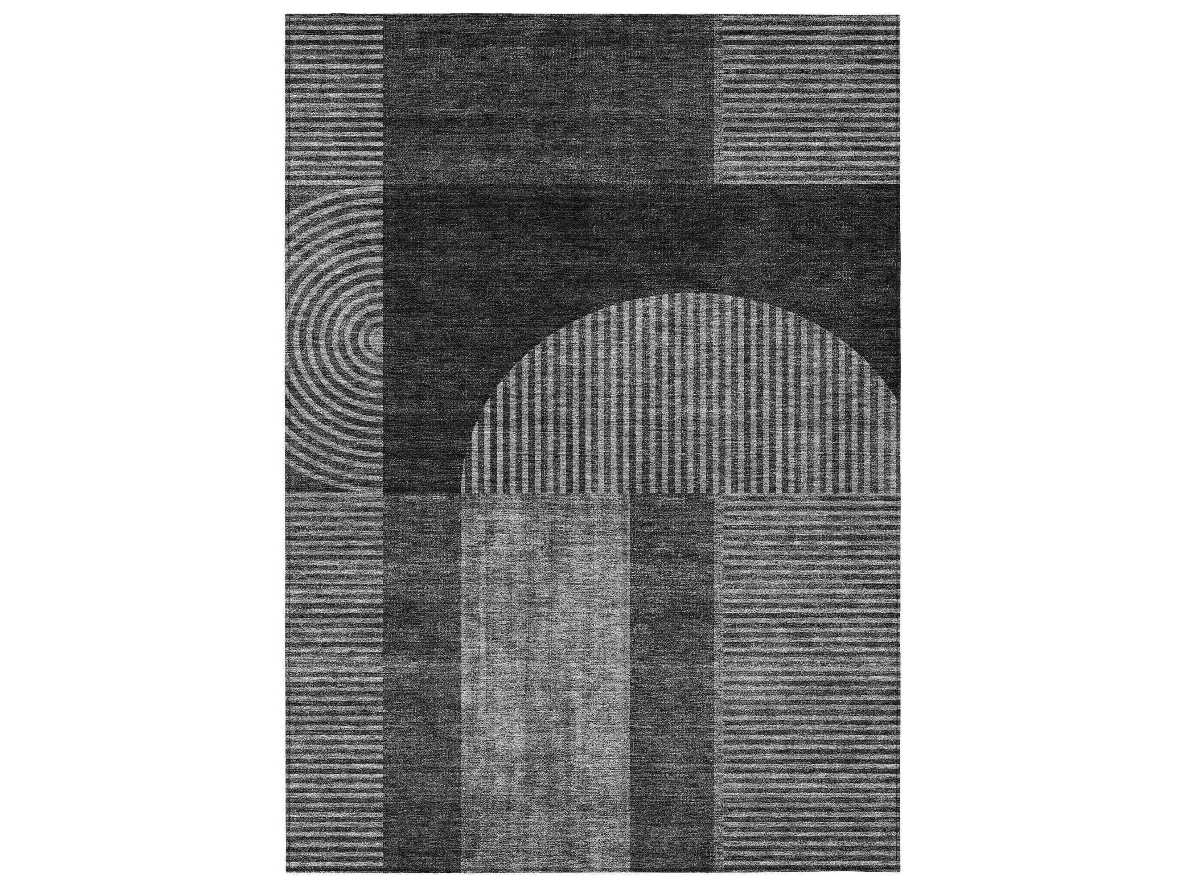Chantille Area Rug Abstract Charcoal