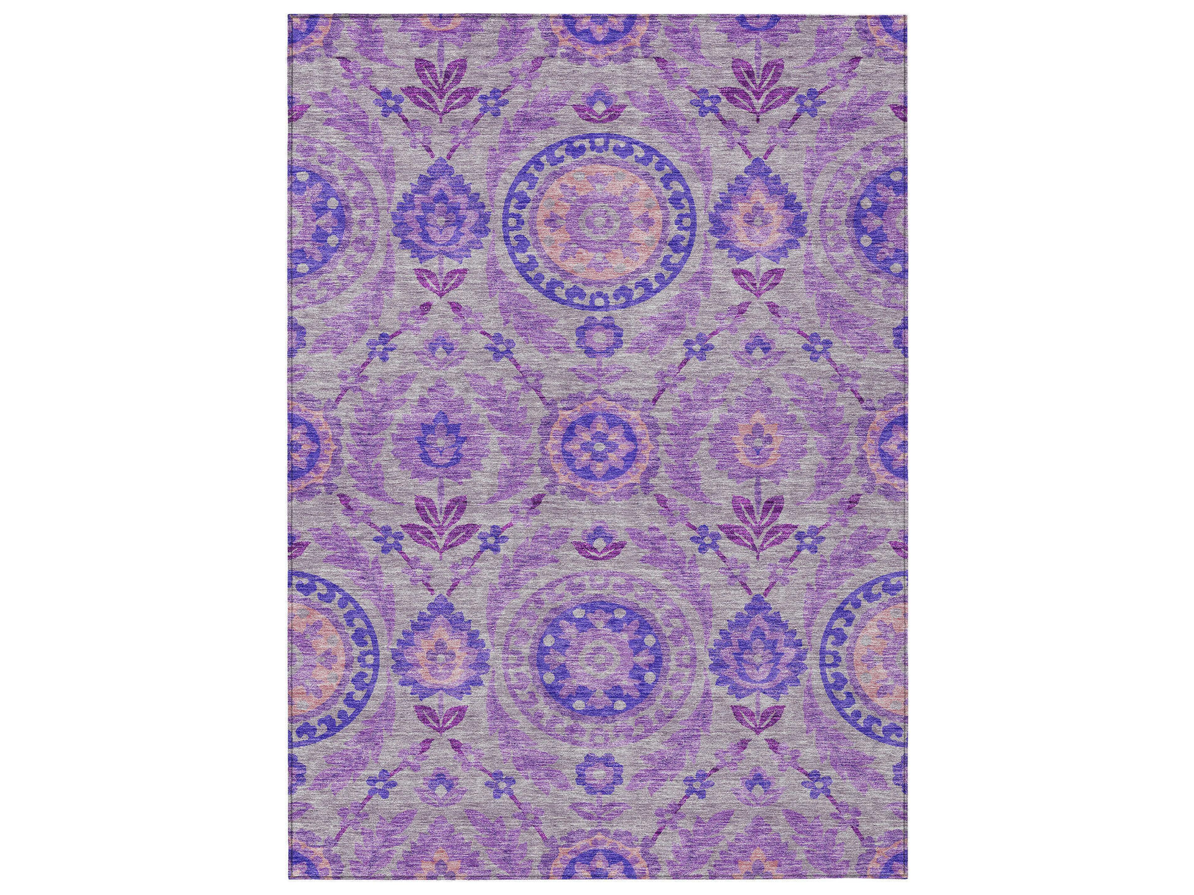 Chantille Damask Runner Area Rug
