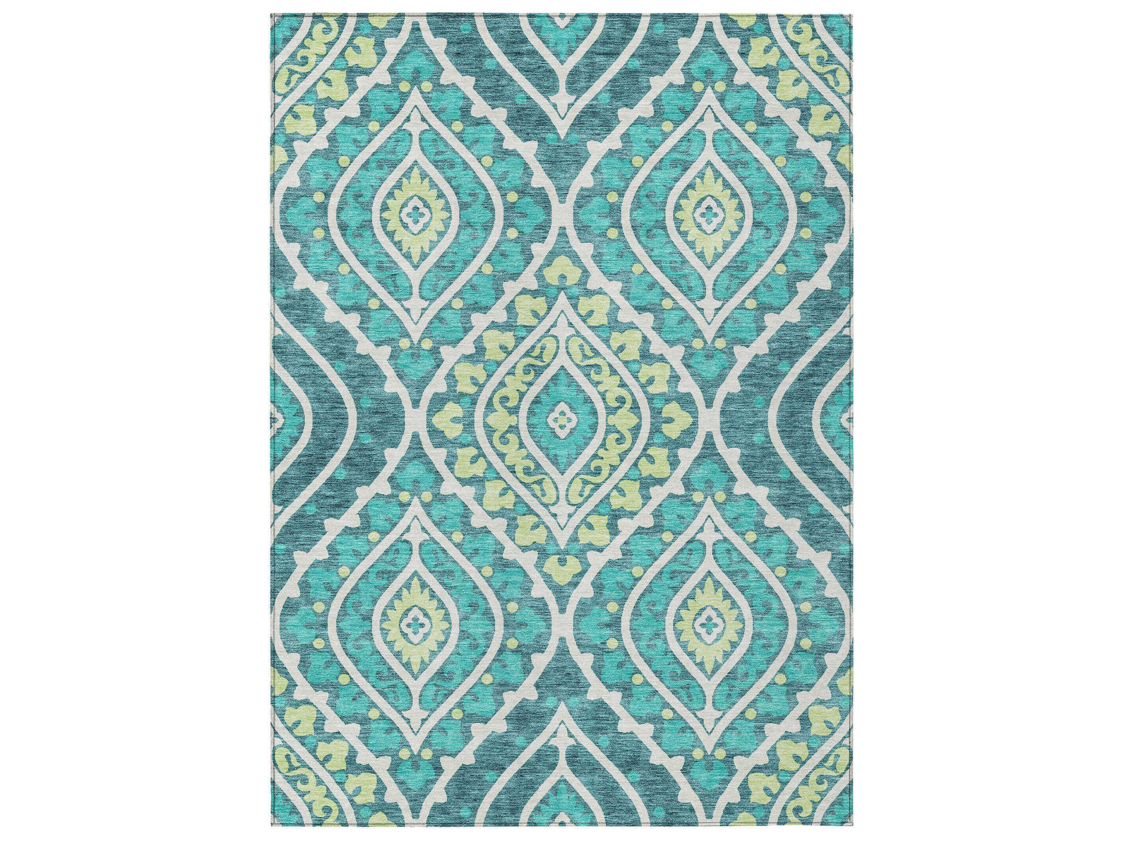 Chantille Damask Runner Area Rug