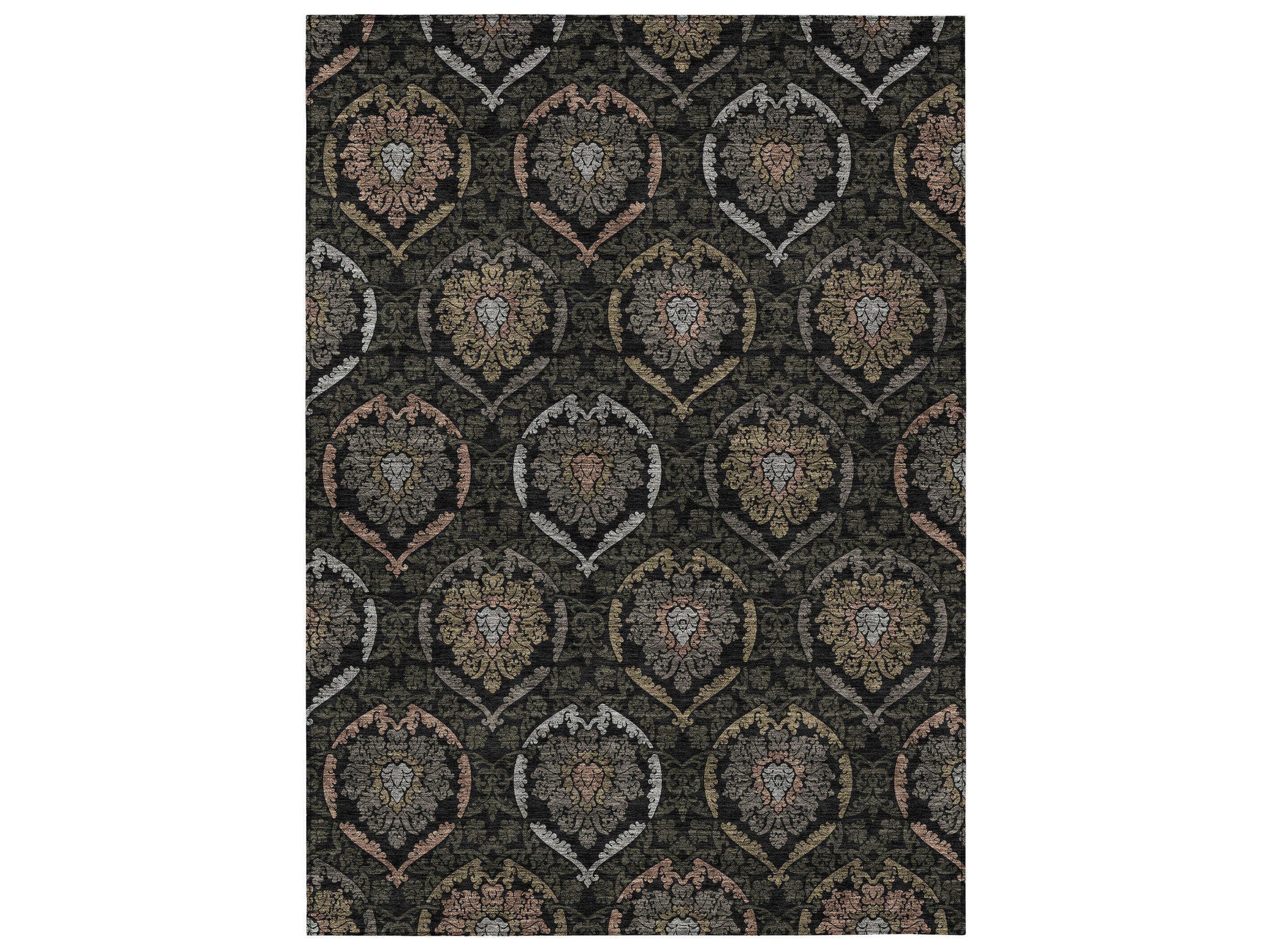 Chantille Damask Runner Area Rug