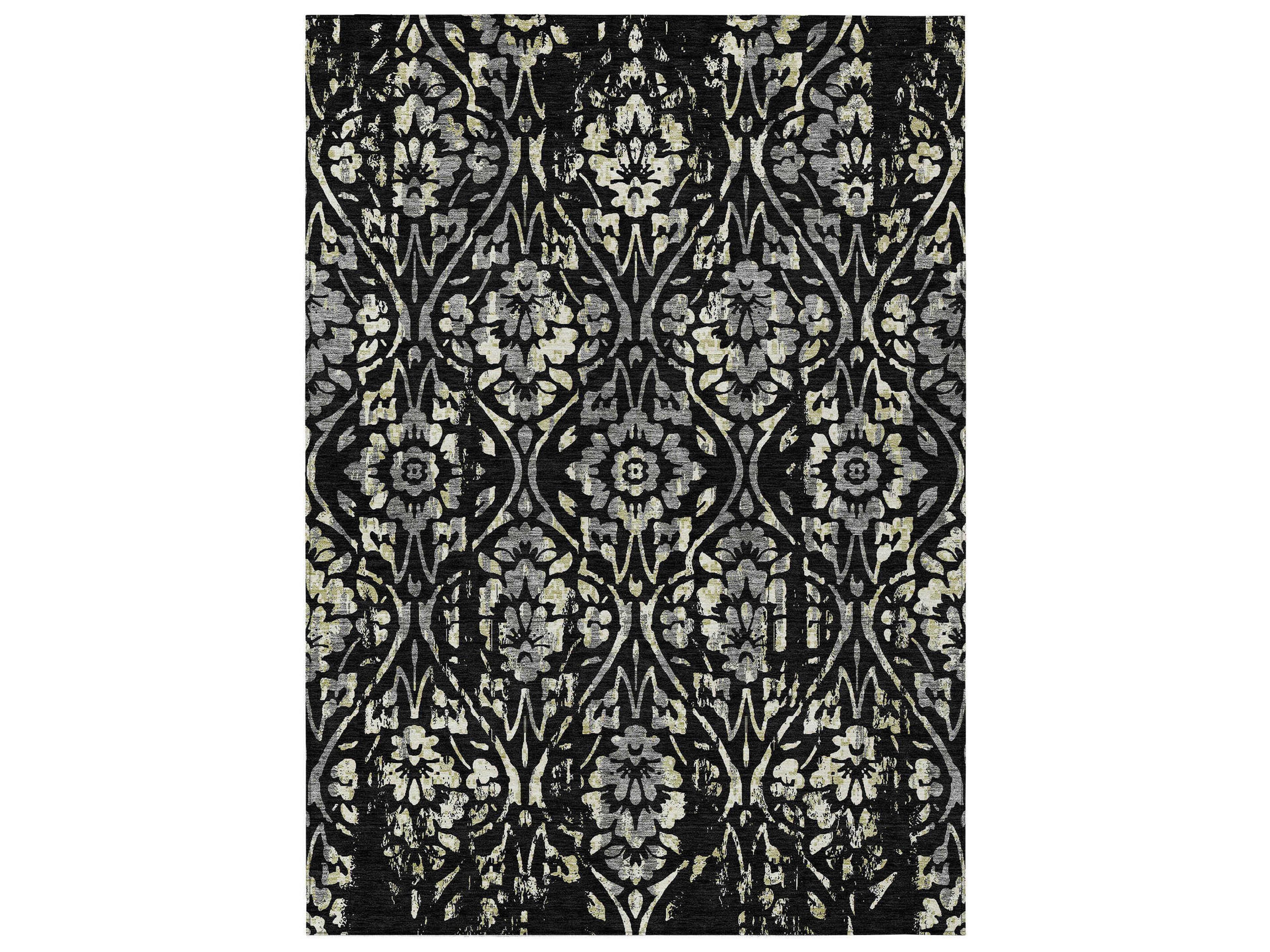 Chantille Damask Runner Area Rug