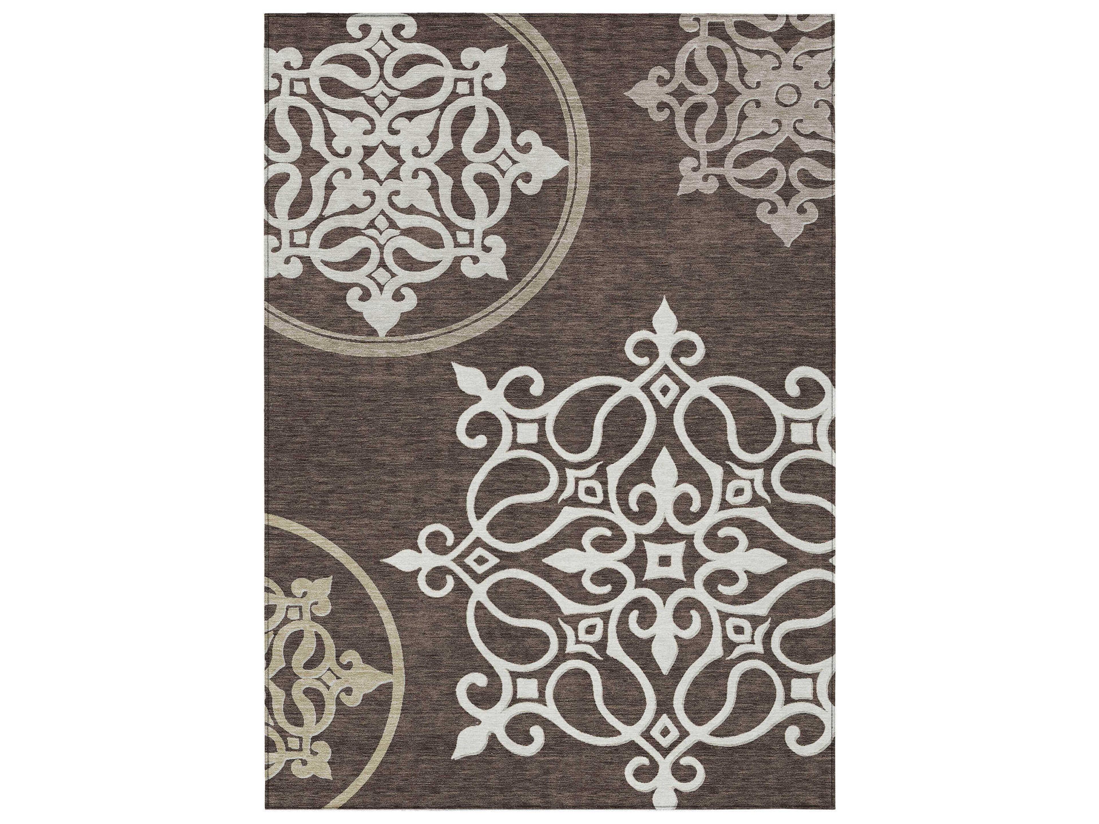 Chantille Damask Runner Area Rug