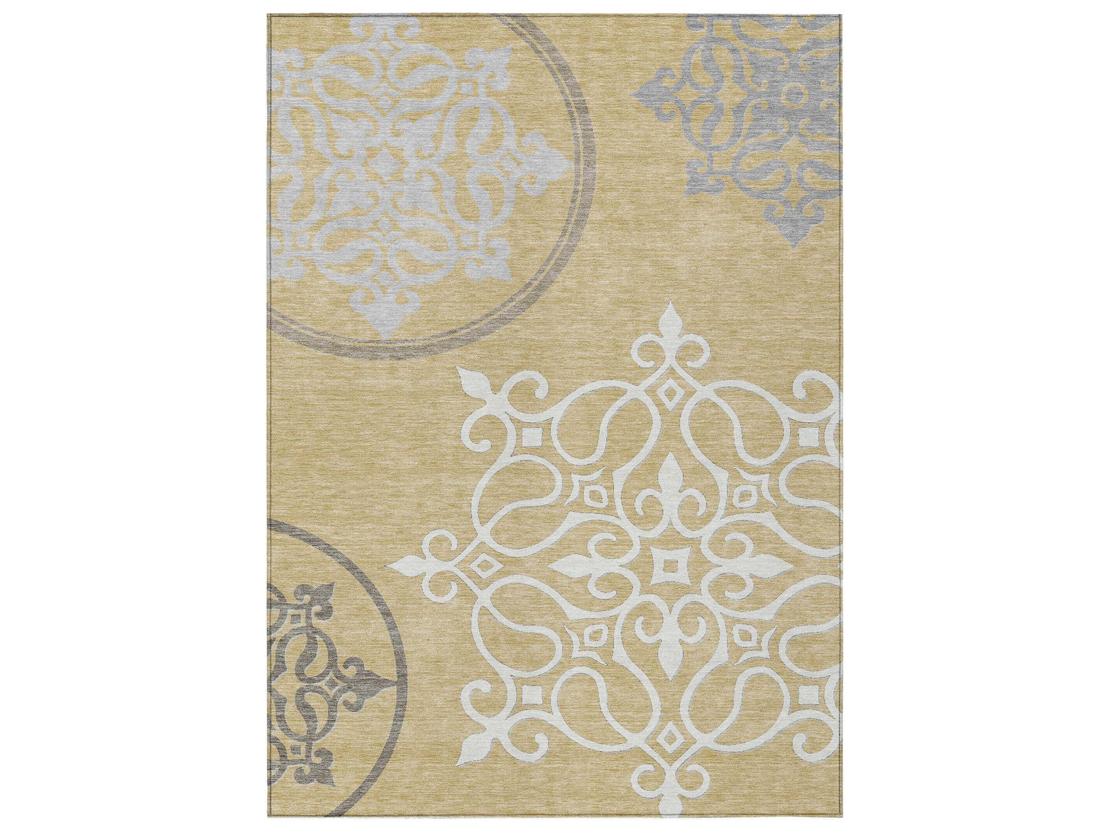 Chantille Damask Runner Area Rug