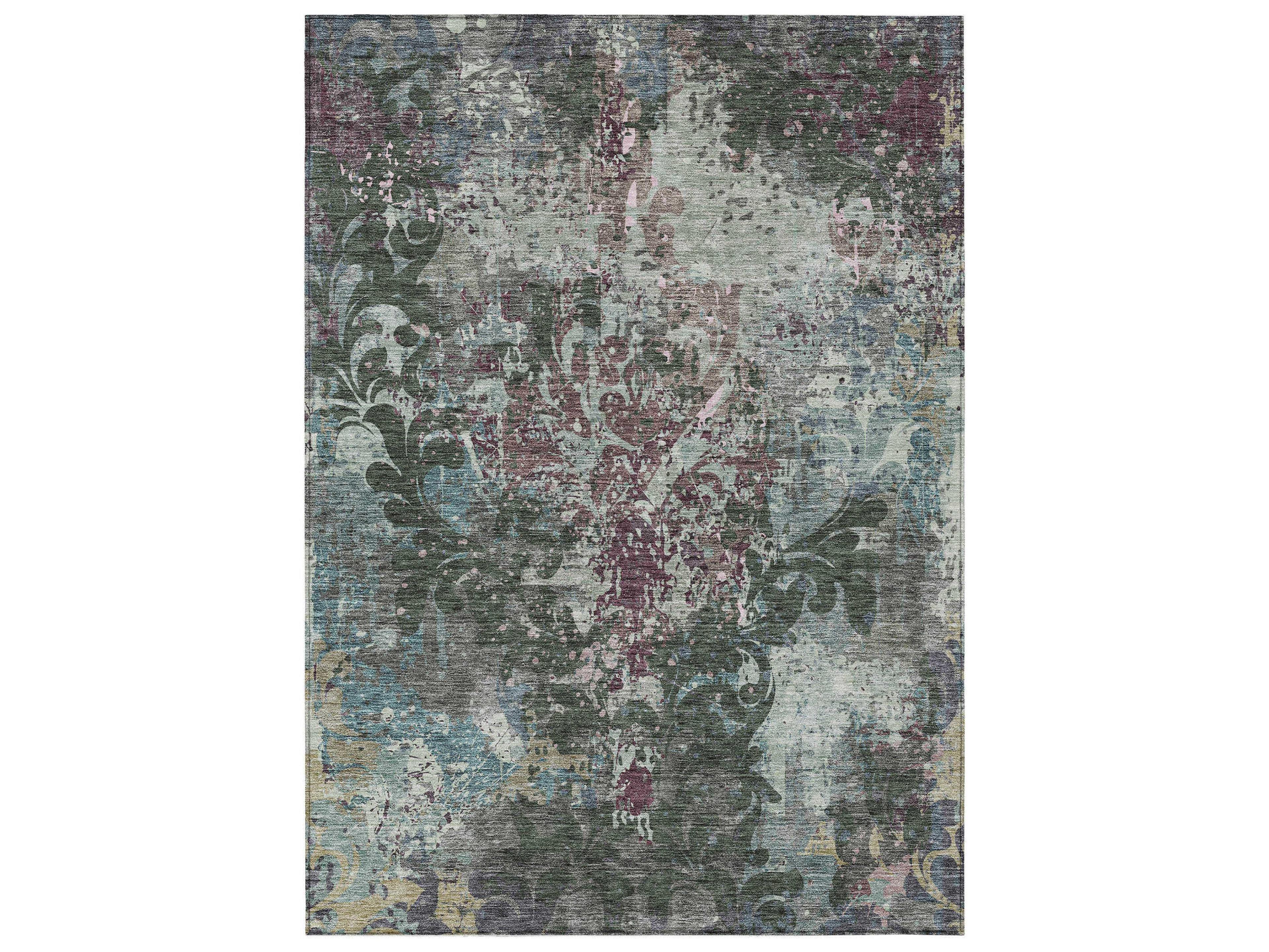 Chantille Damask Runner Area Rug