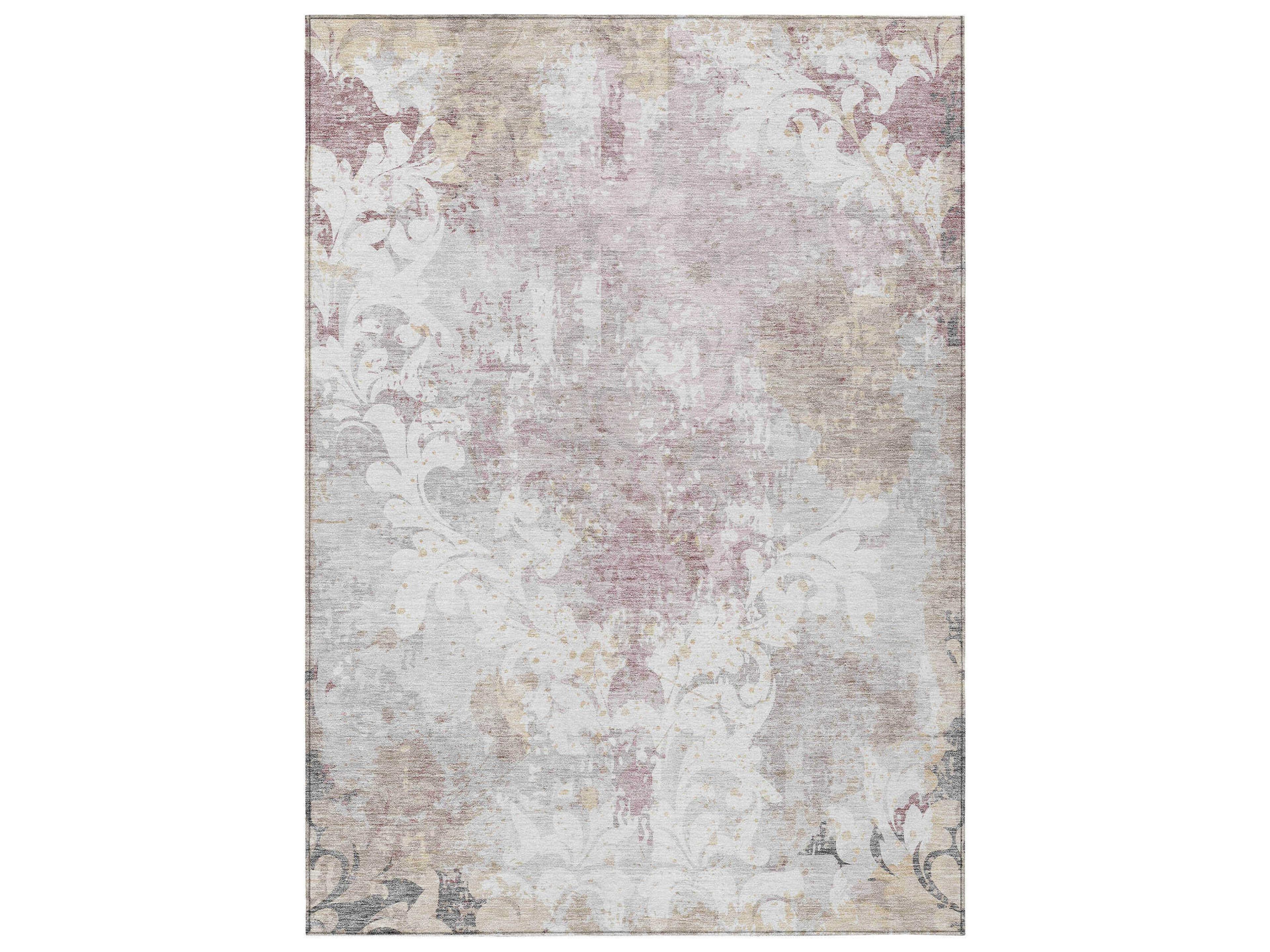 Chantille Damask Runner Area Rug