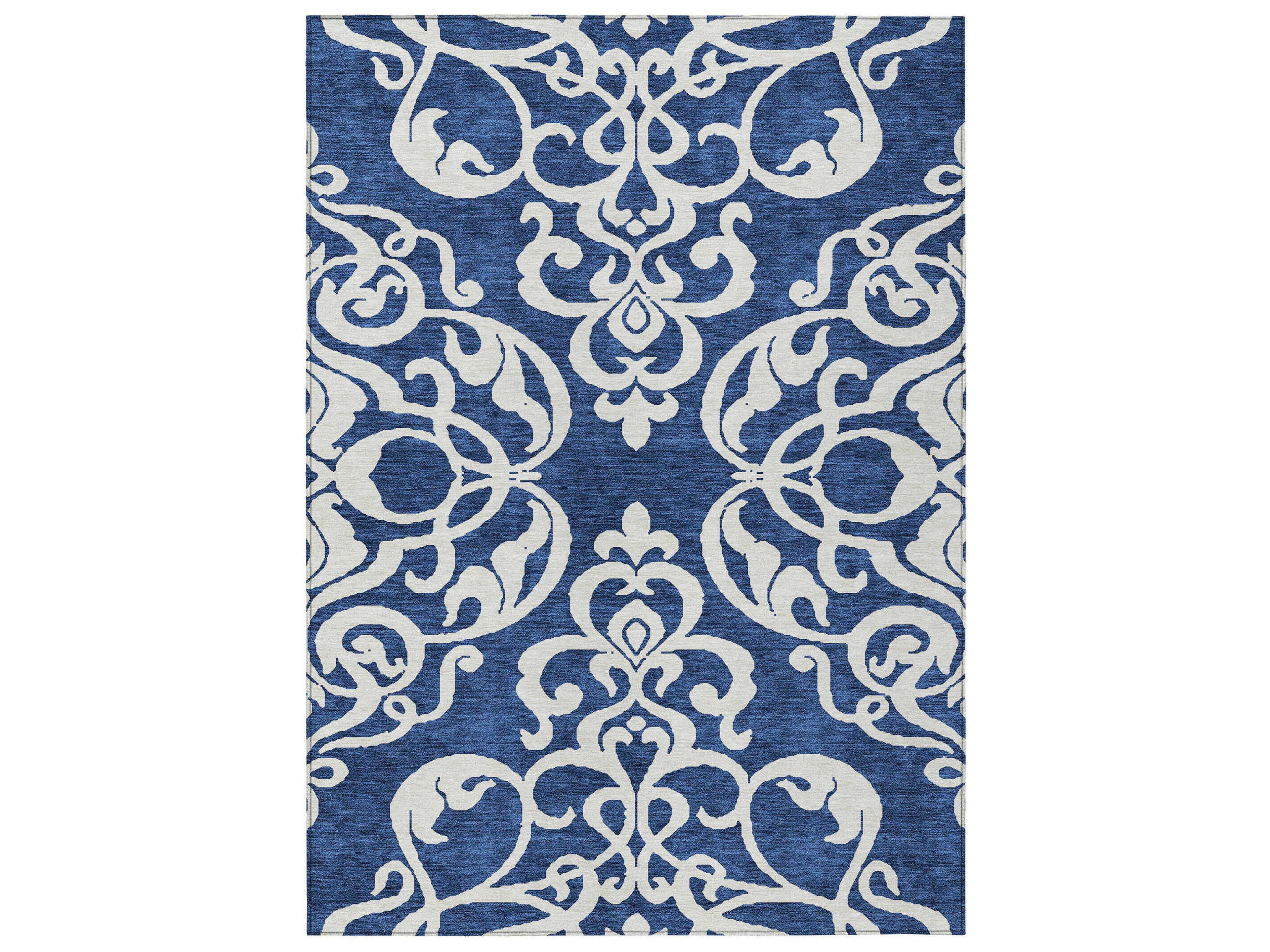Chantille Damask Runner Area Rug