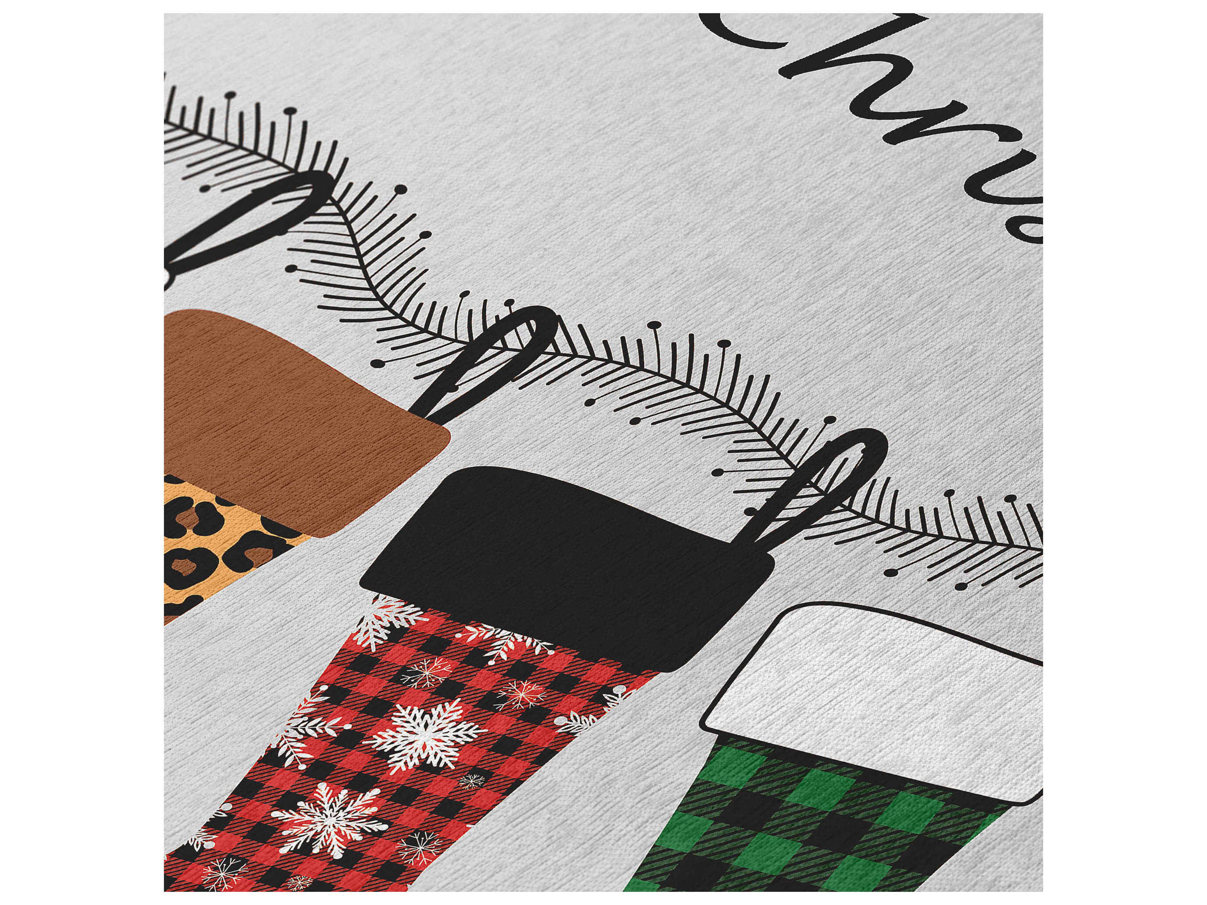 Dalyn Cozy Winter Graphic Area Rug