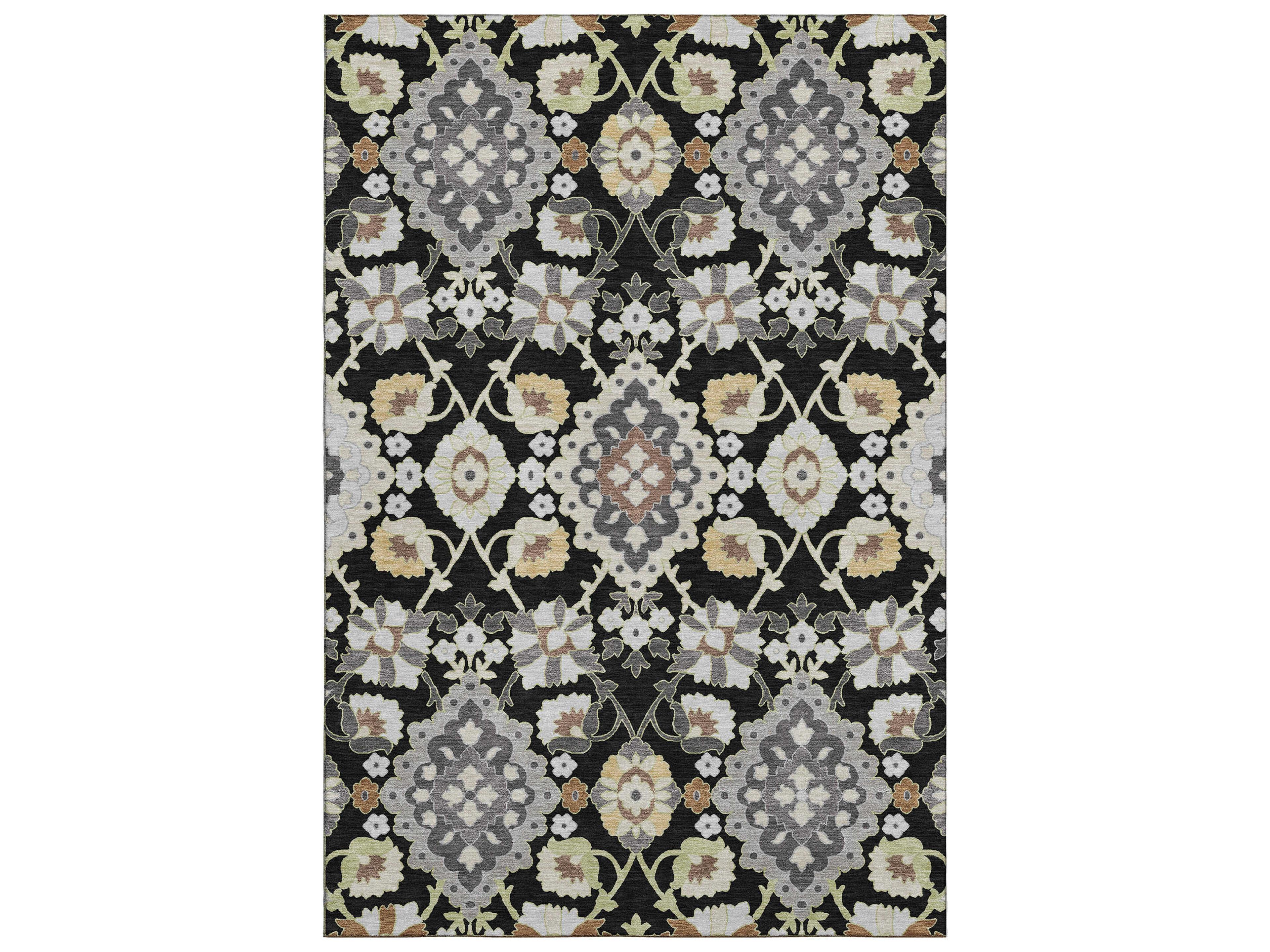 Mayfield Damask Area Rug