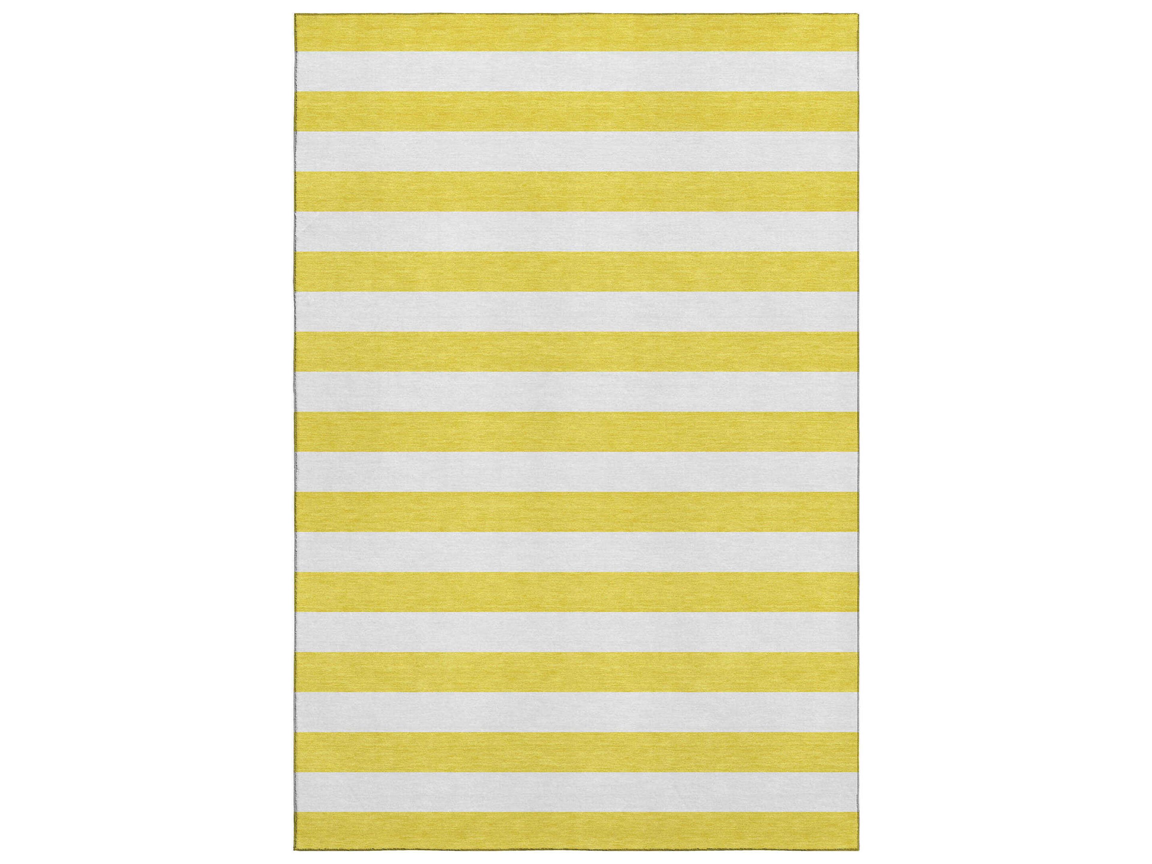 Mayfield Striped Area Rug Yellow