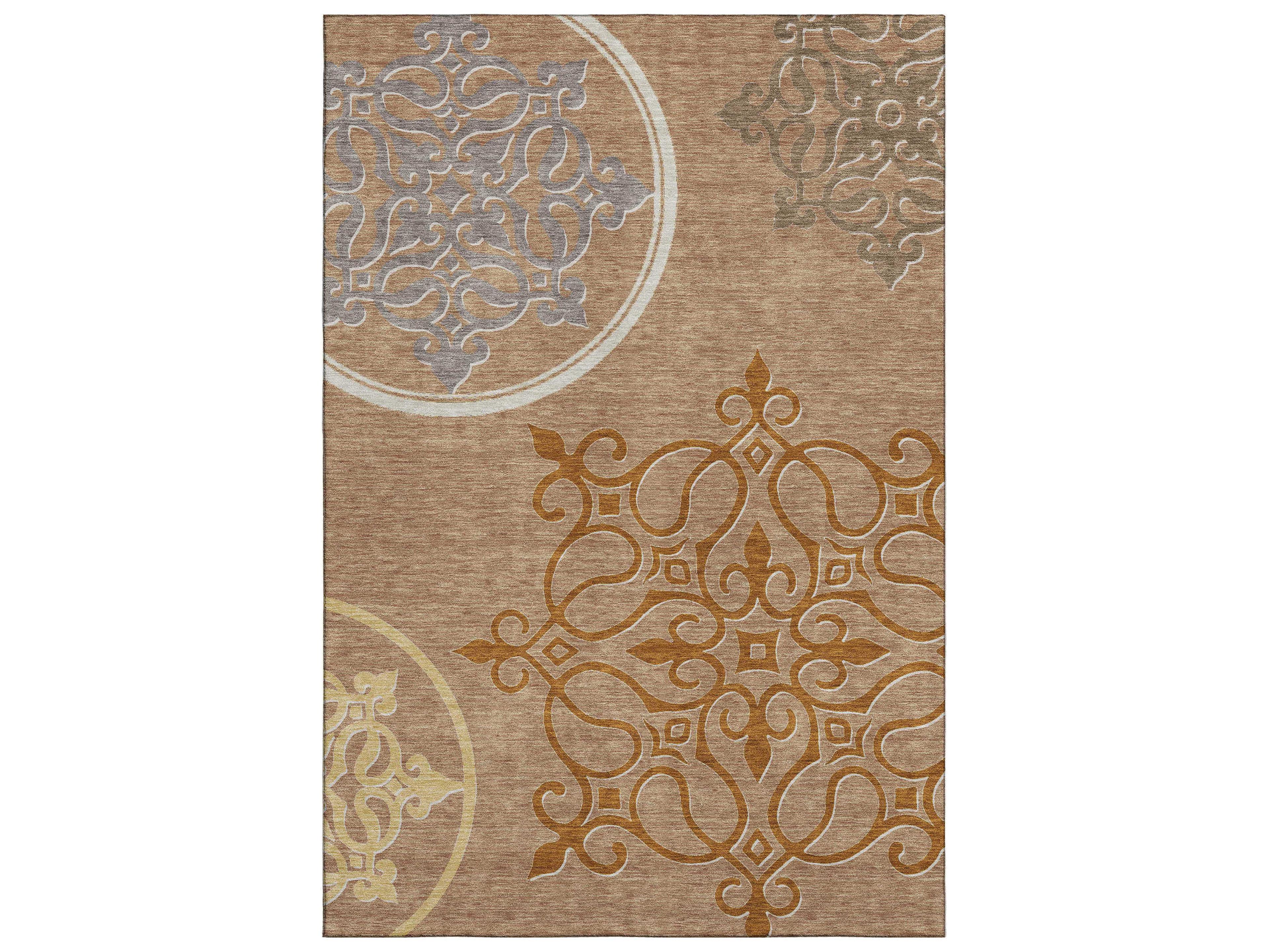 Mayfield Damask Area Rug