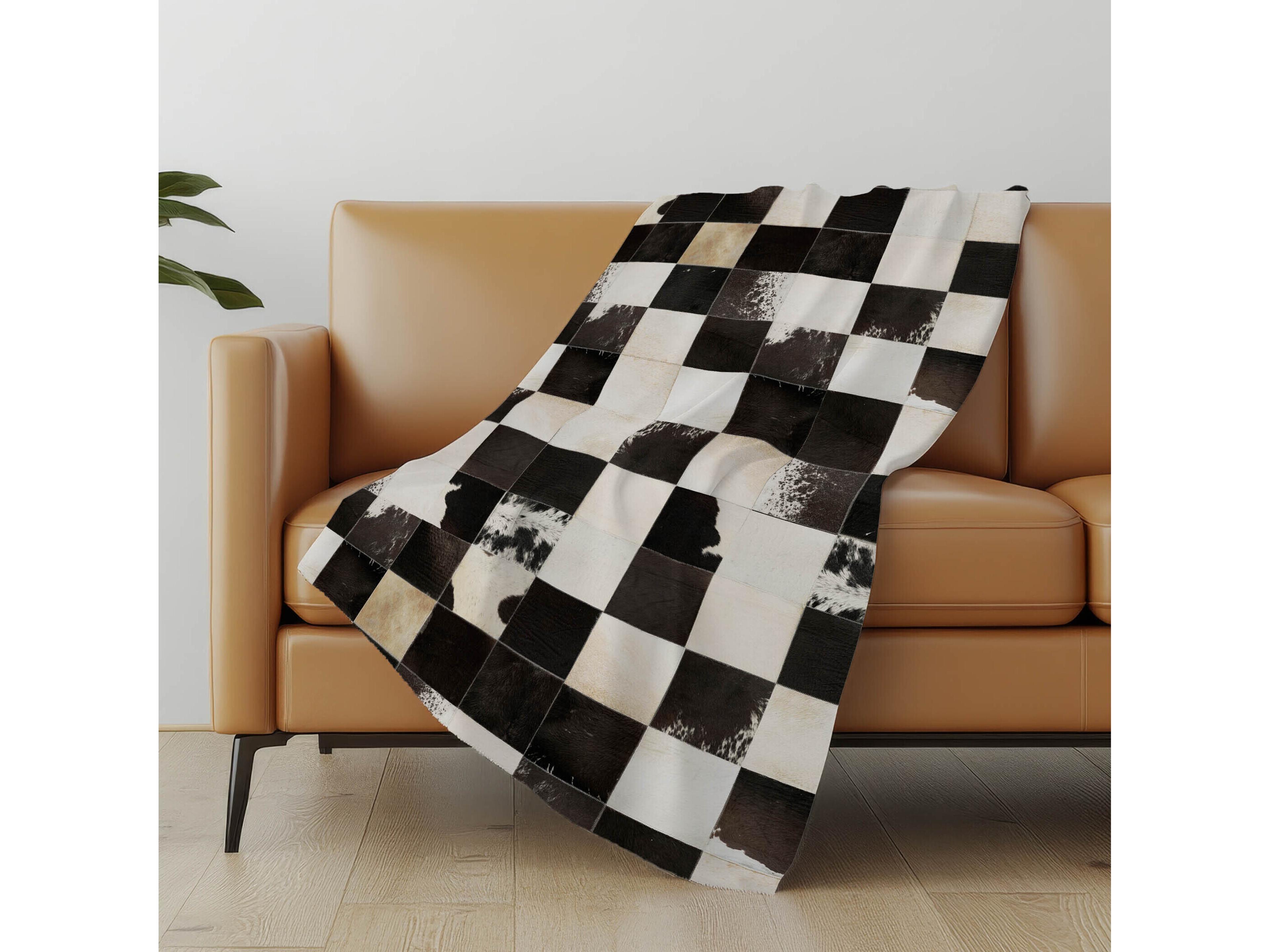 Dalyn Sherpa Black Polyester Throw