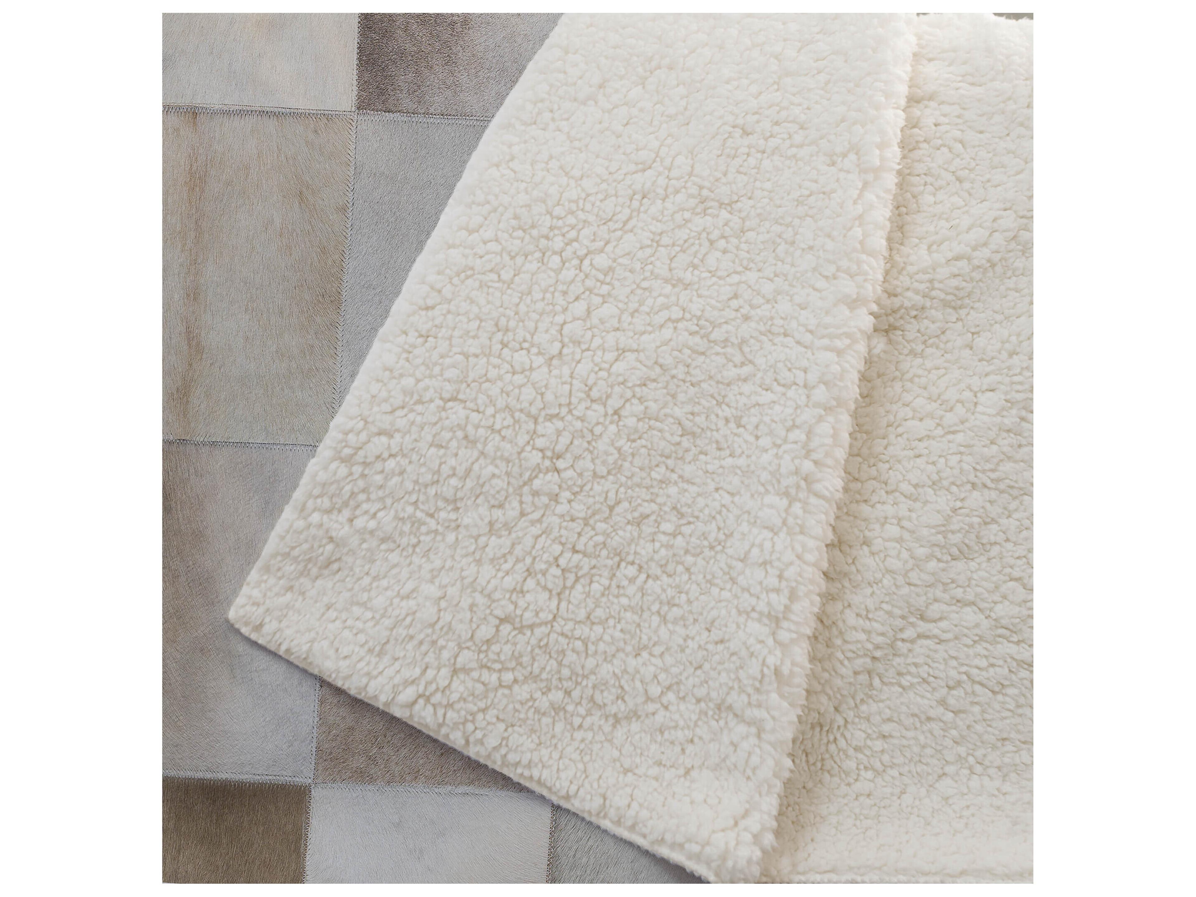 Dalyn Sherpa Taupe Polyester Throw