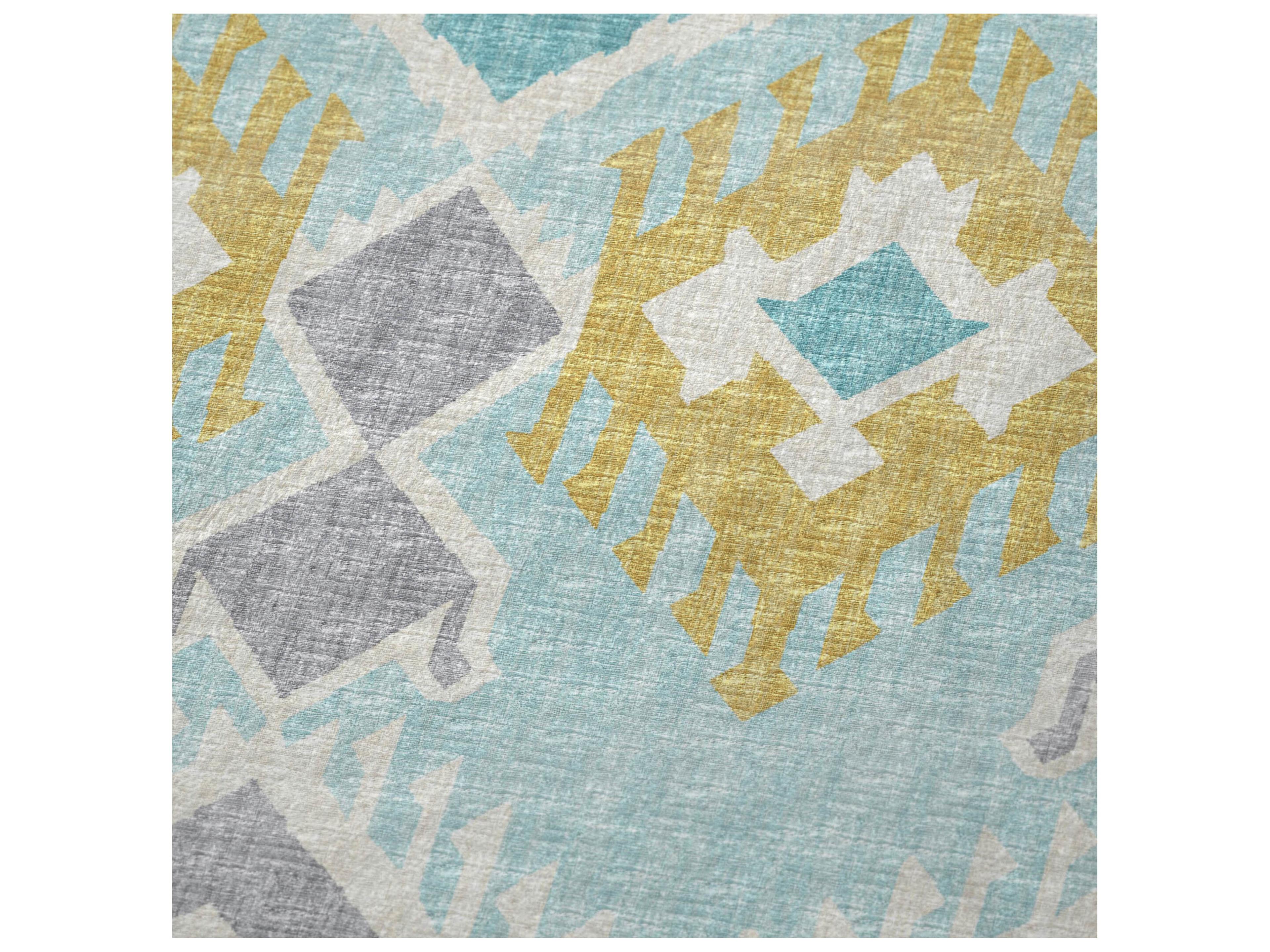 Dalyn Sherpa Blue Polyester Throw