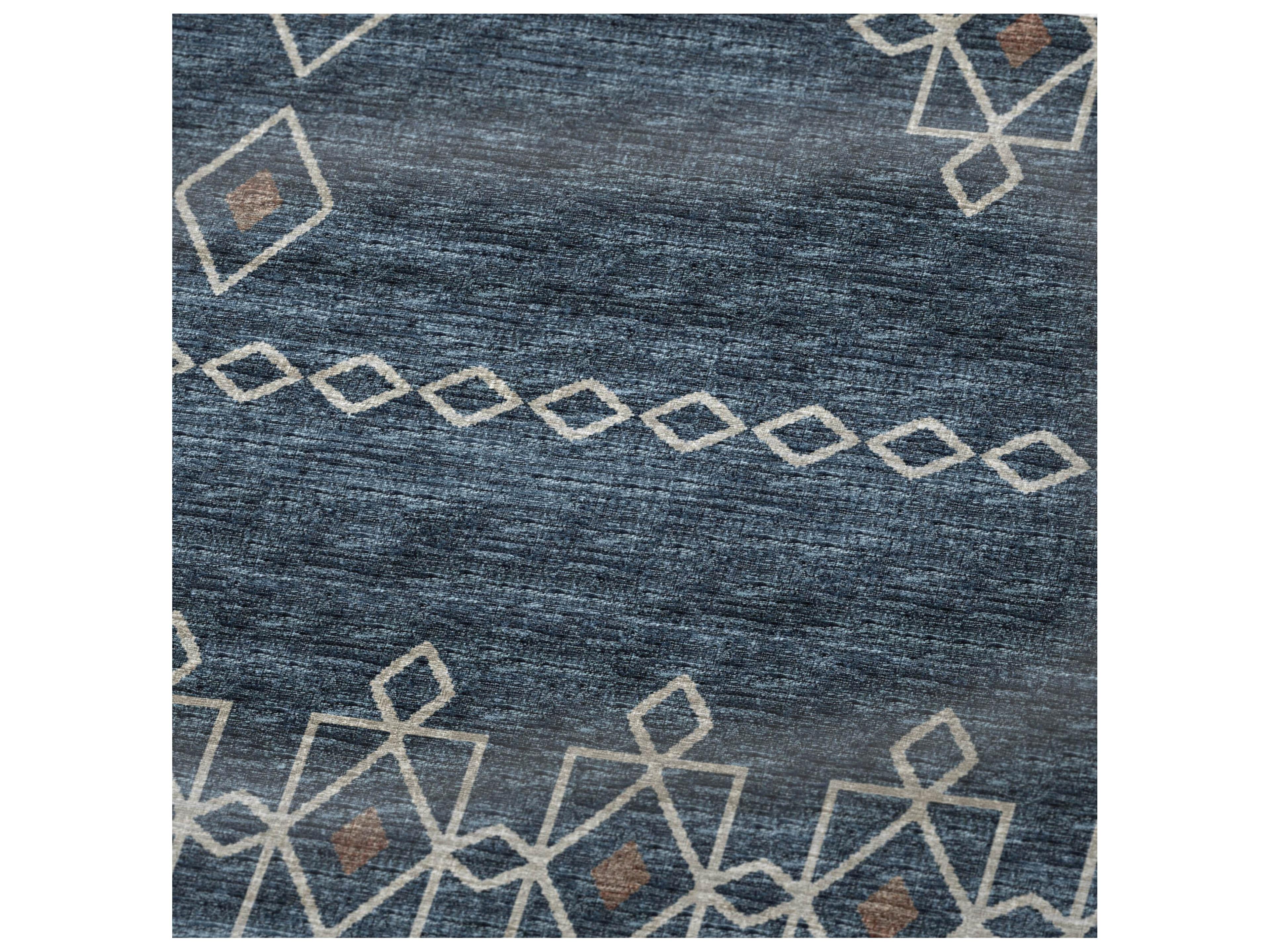 Dalyn Sherpa Blue Polyester Throw