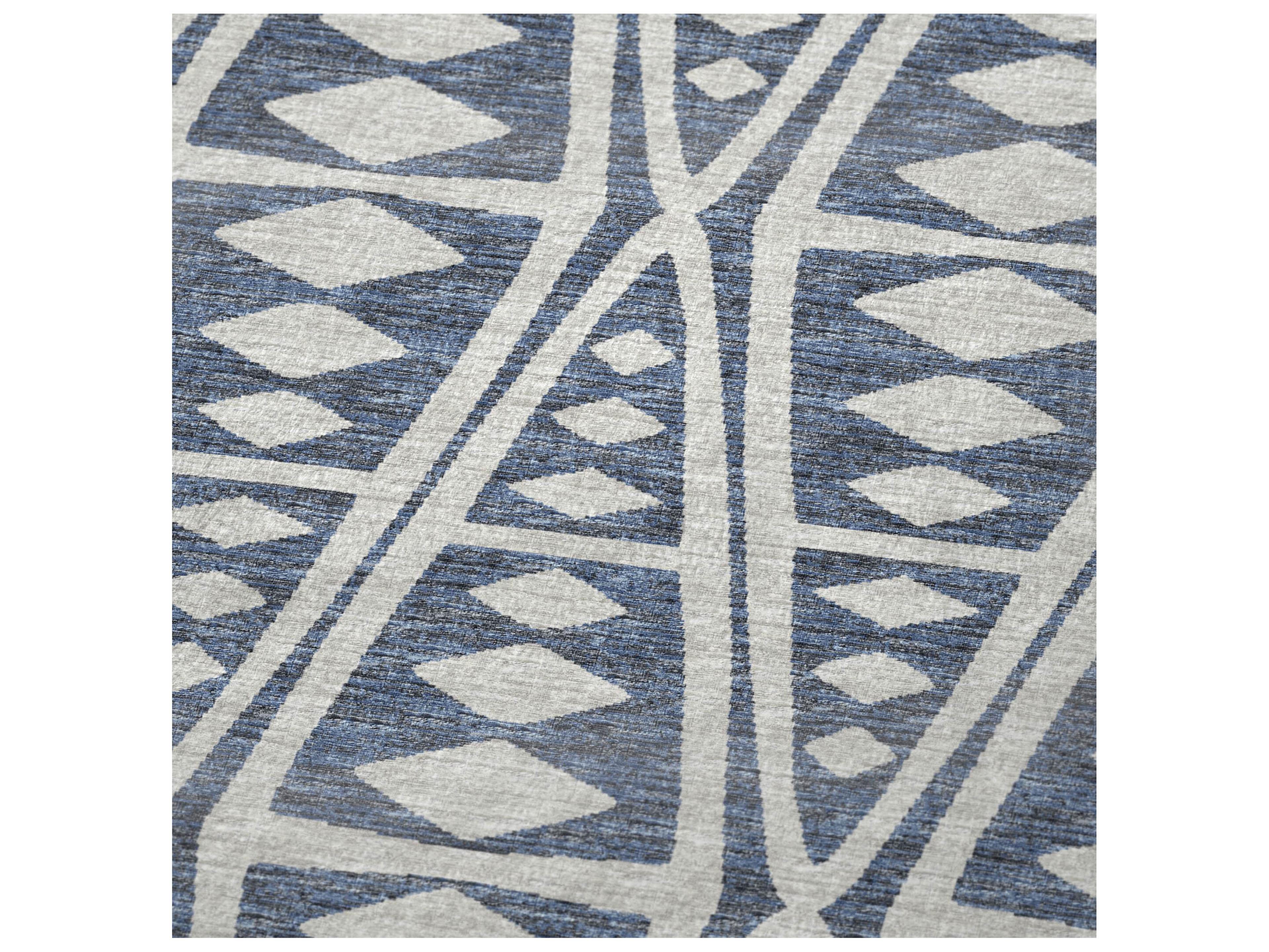 Dalyn Sherpa Blue Polyester Throw
