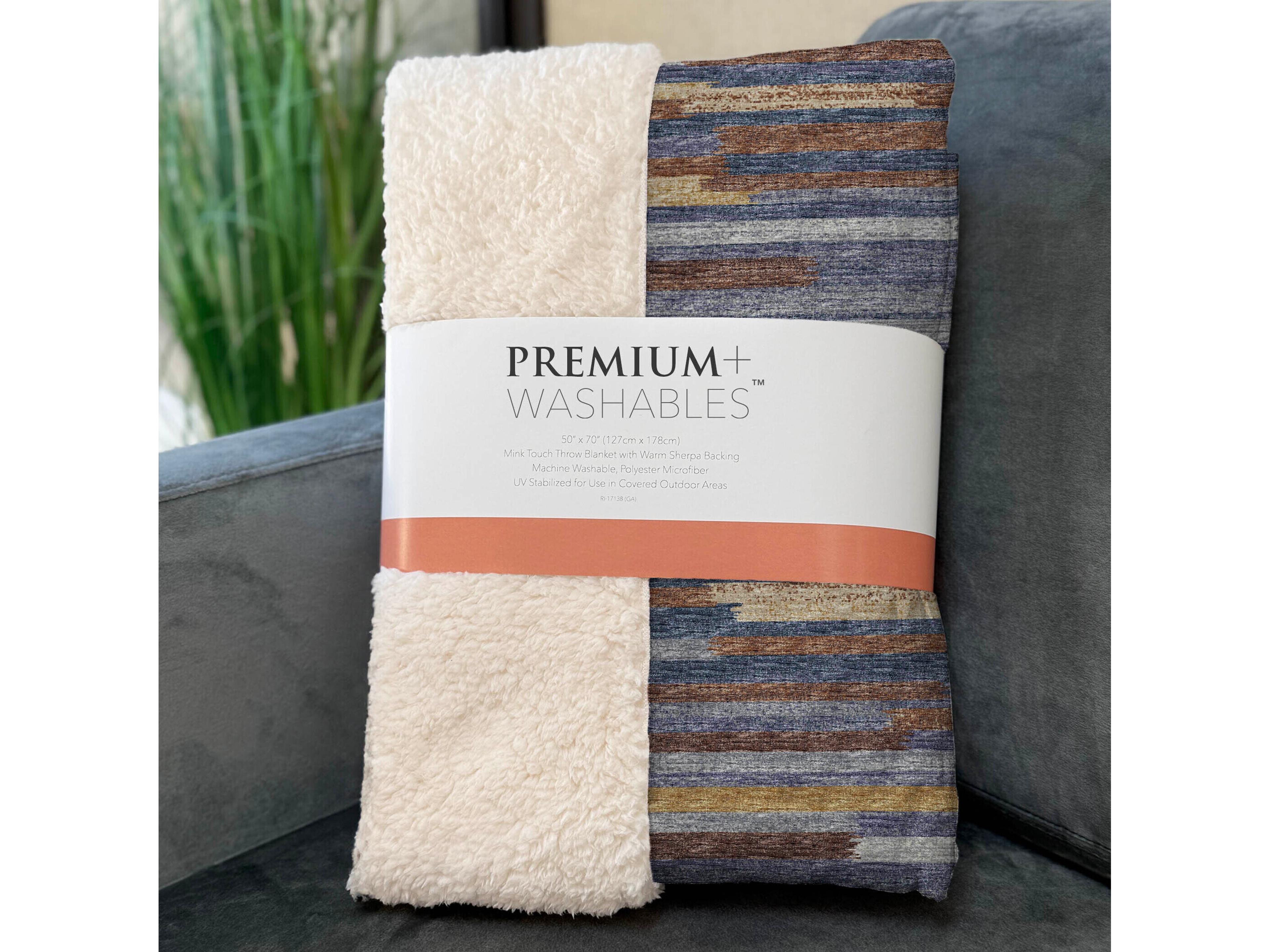 Dalyn Sherpa Multi Polyester Throw