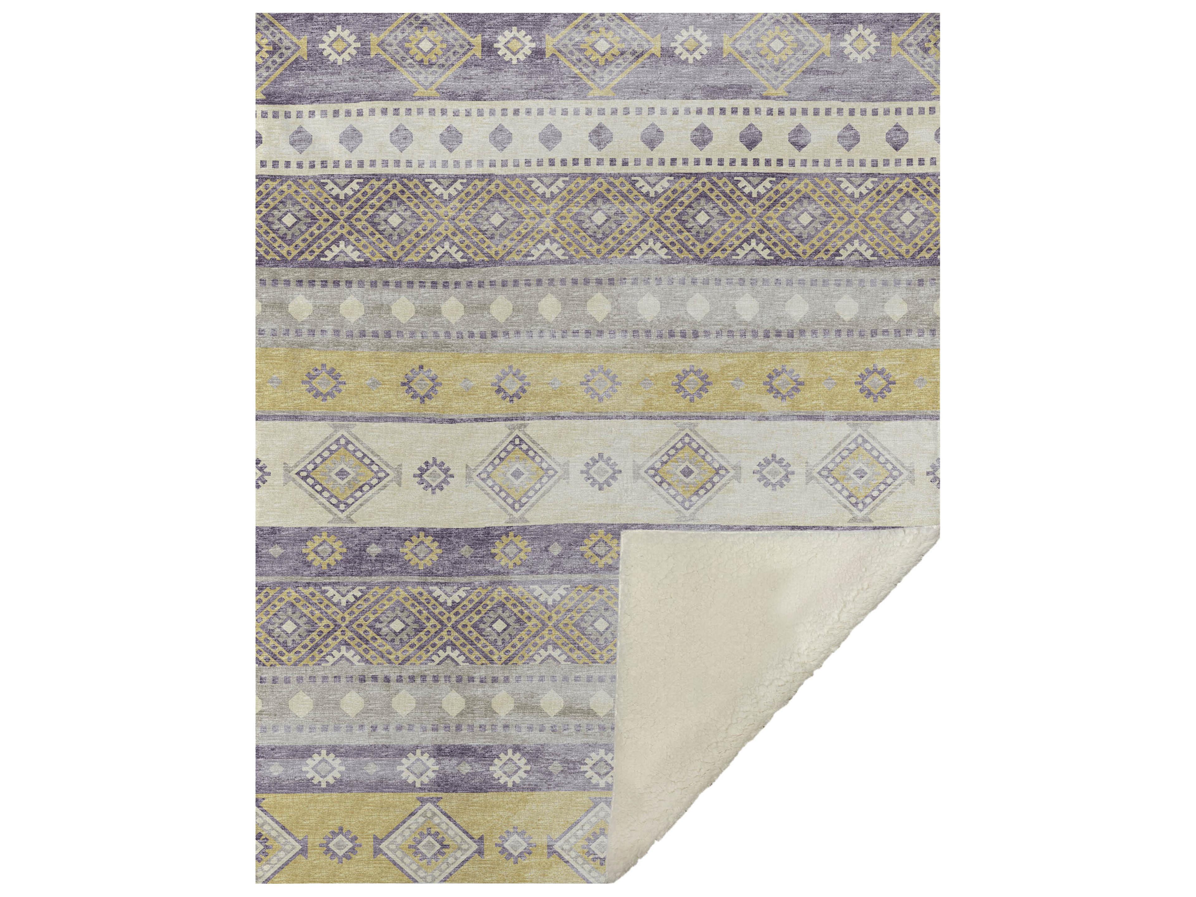 Sherpa Multi Polyester Throw