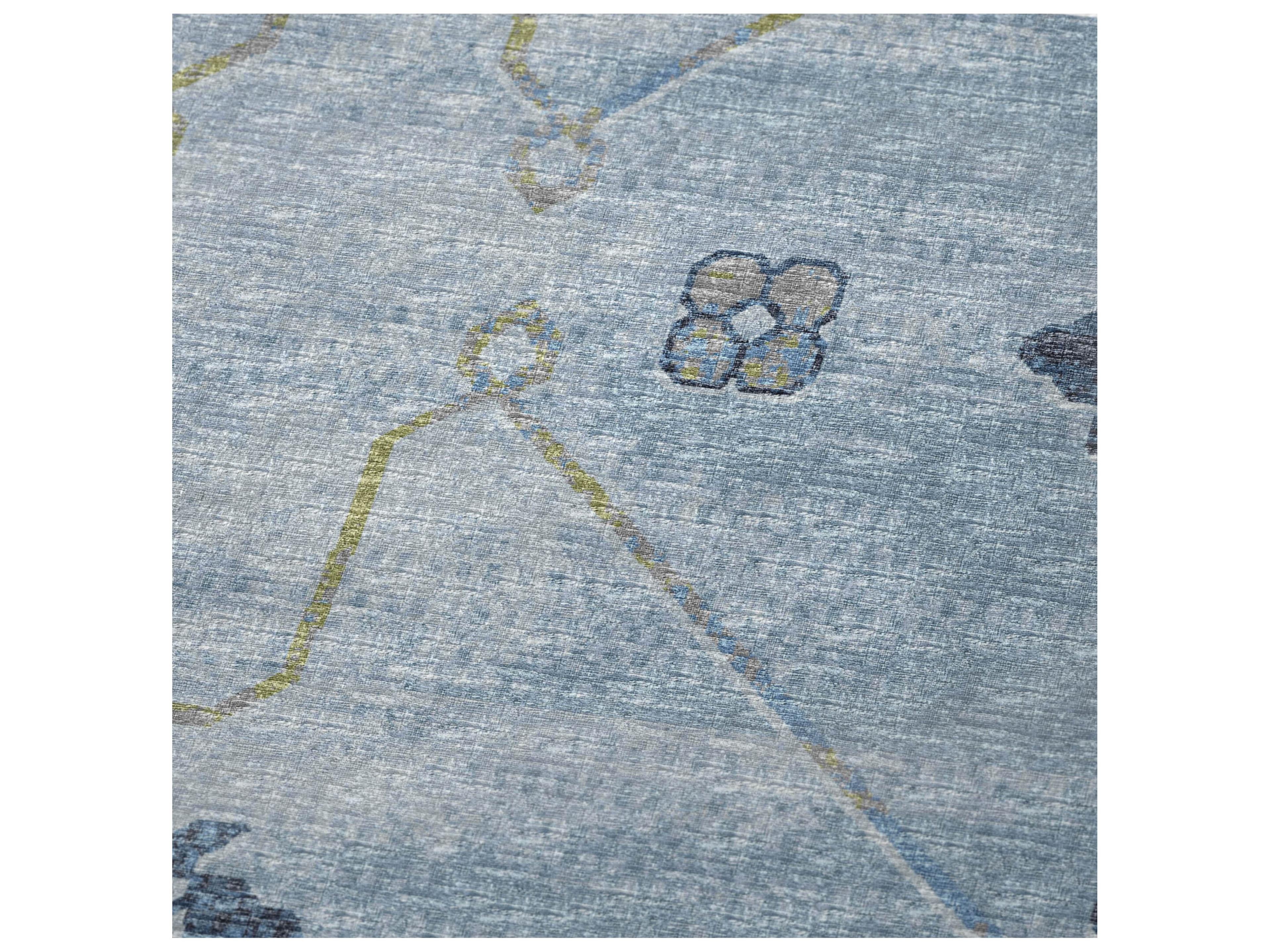 Dalyn Sherpa Blue Polyester Throw