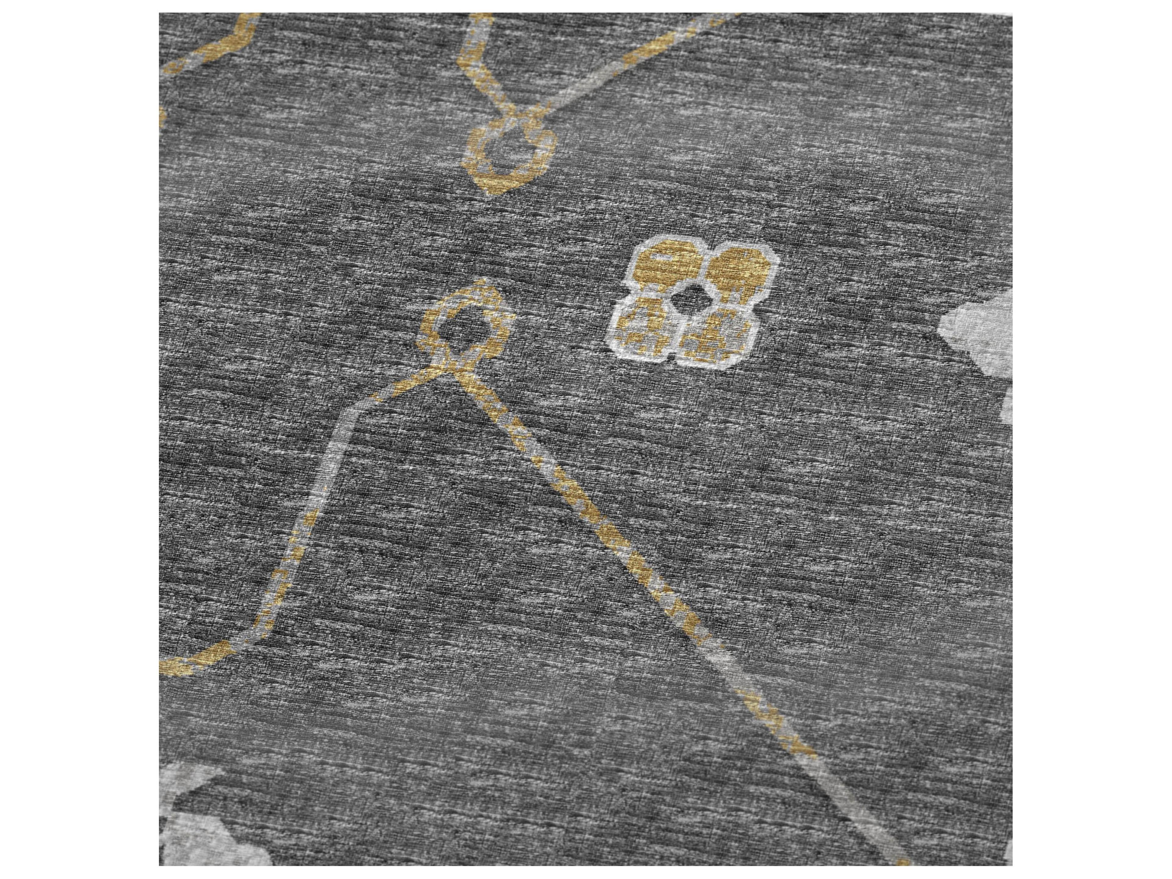 Dalyn Sherpa Gray Polyester Throw