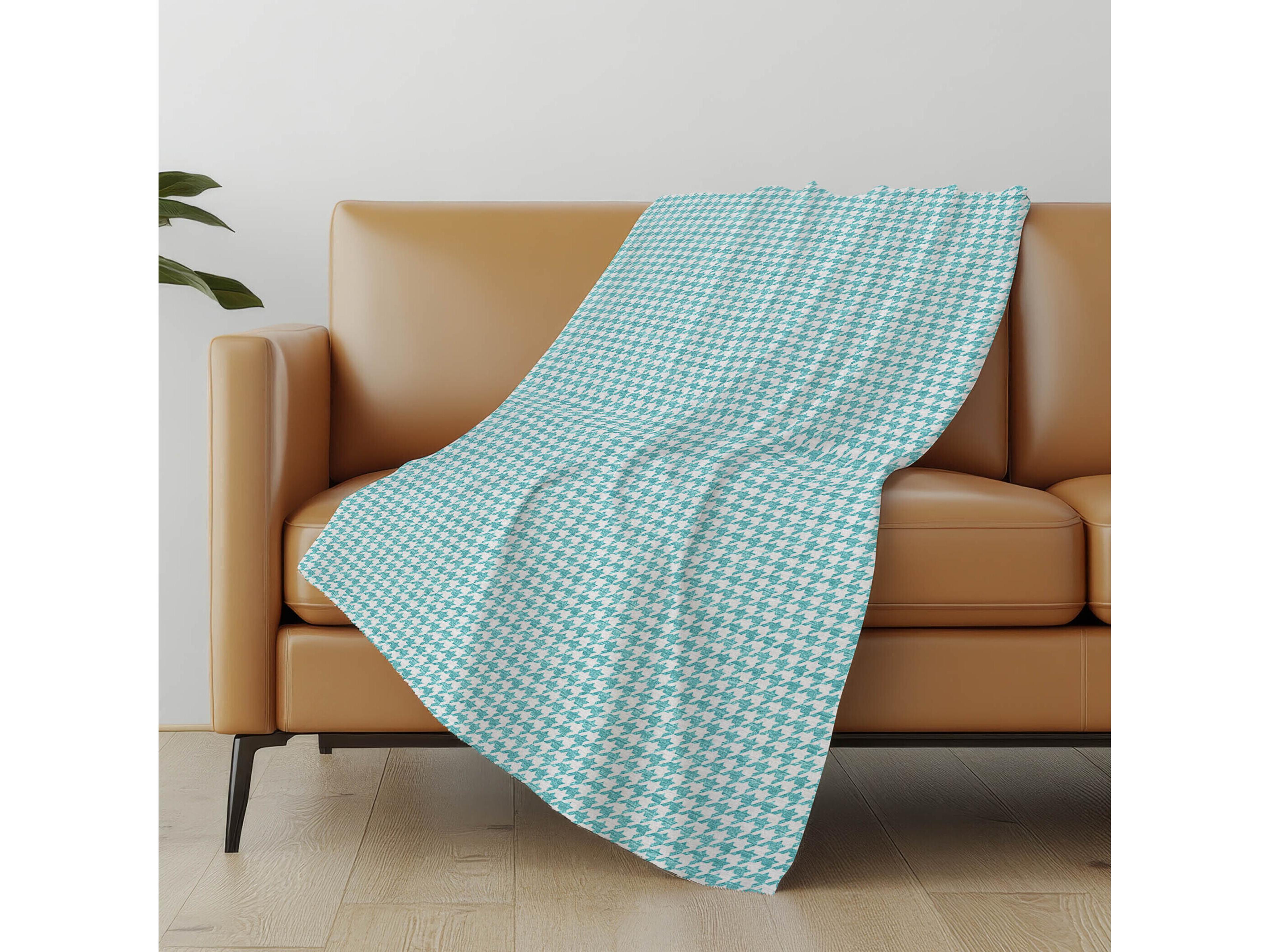 Dalyn Sherpa Blue Polyester Throw