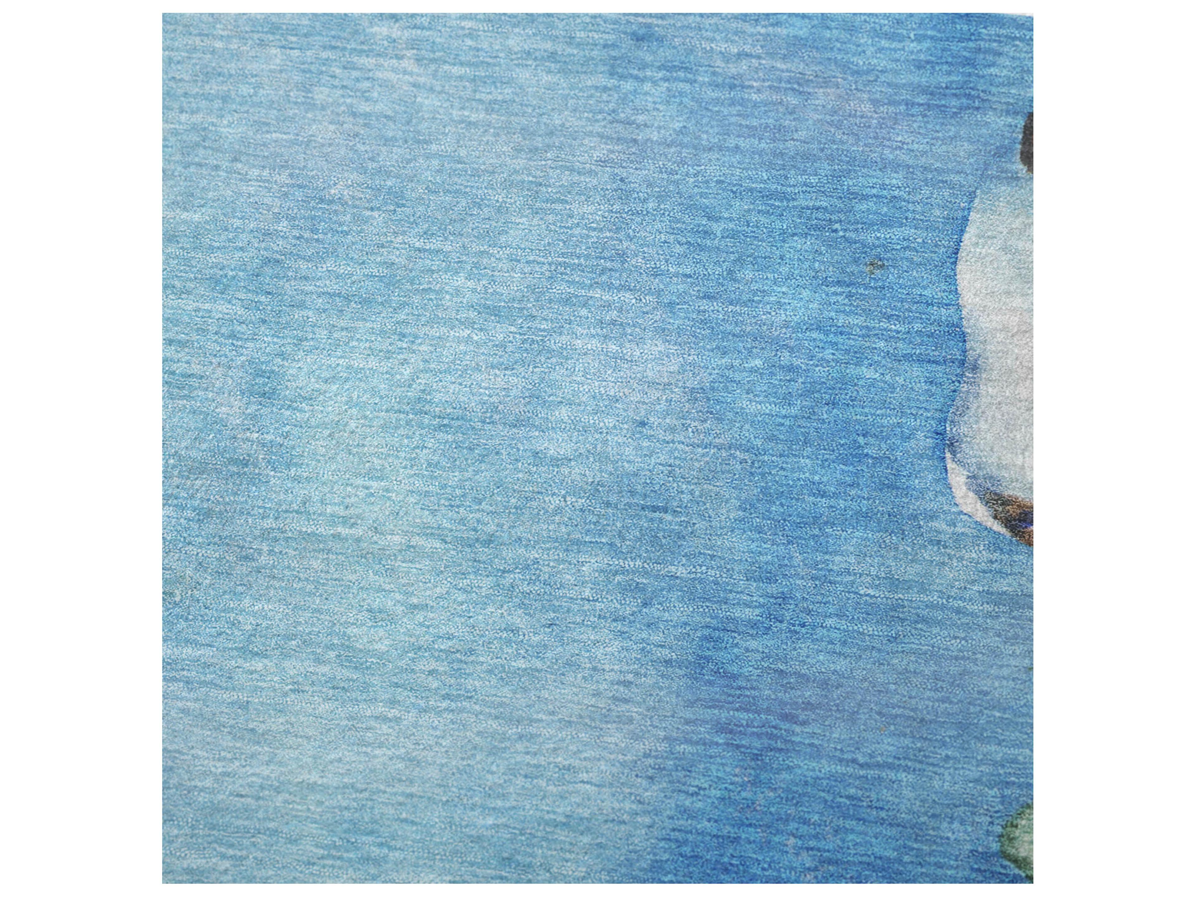 Dalyn Sherpa Blue Polyester Throw