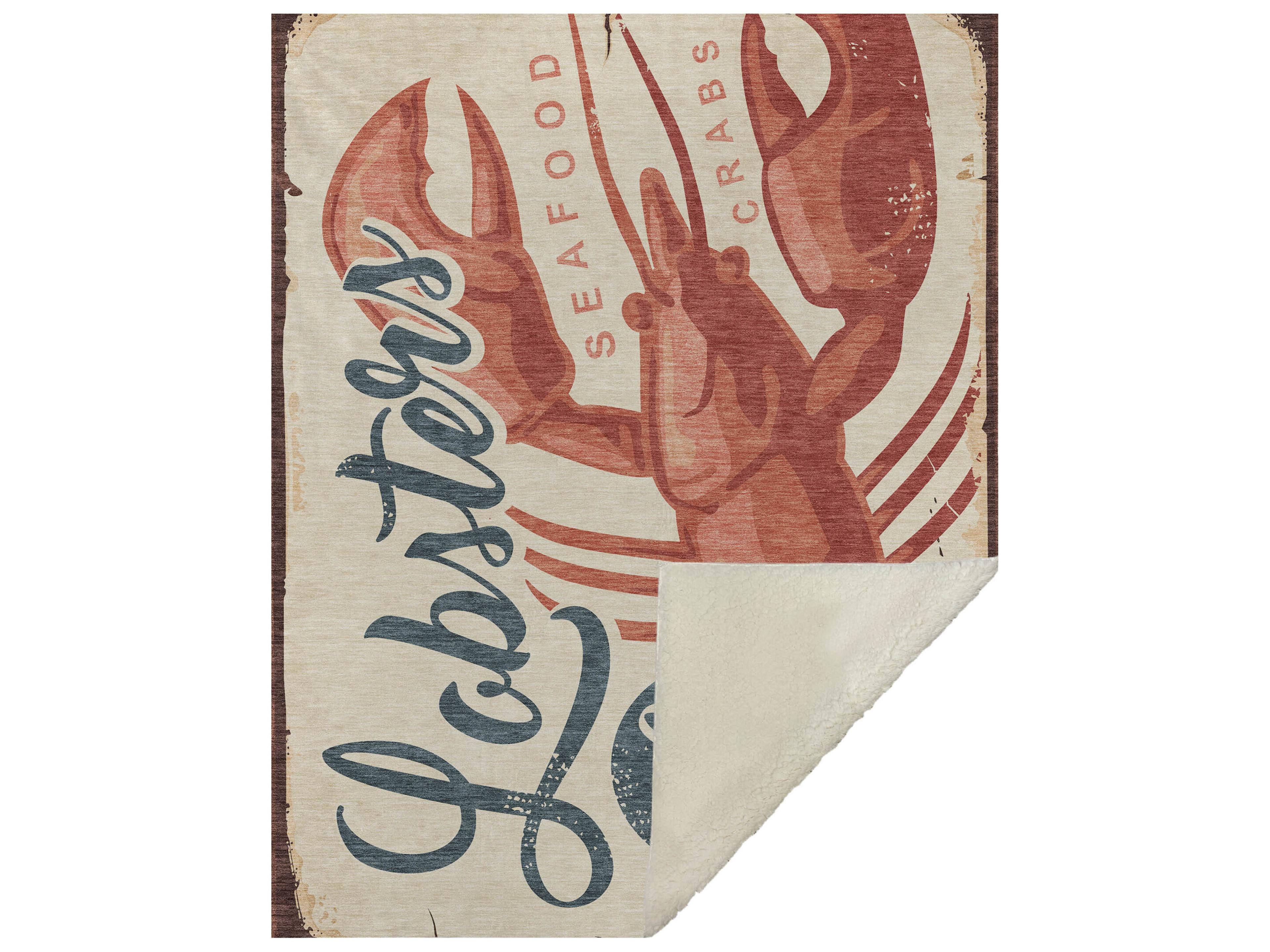 Dalyn Sherpa Beige Polyester Throw