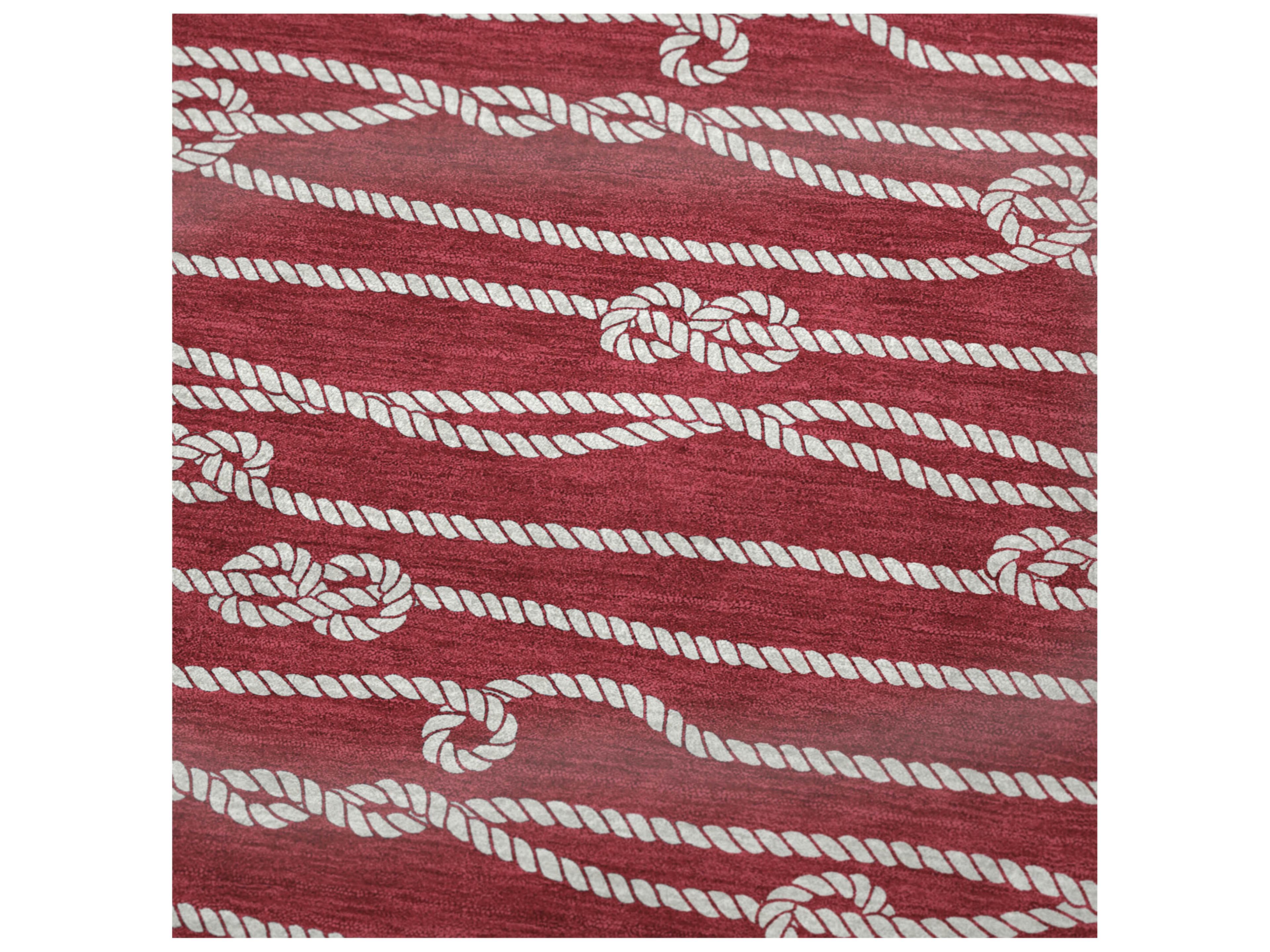 Dalyn Sherpa Red Polyester Throw