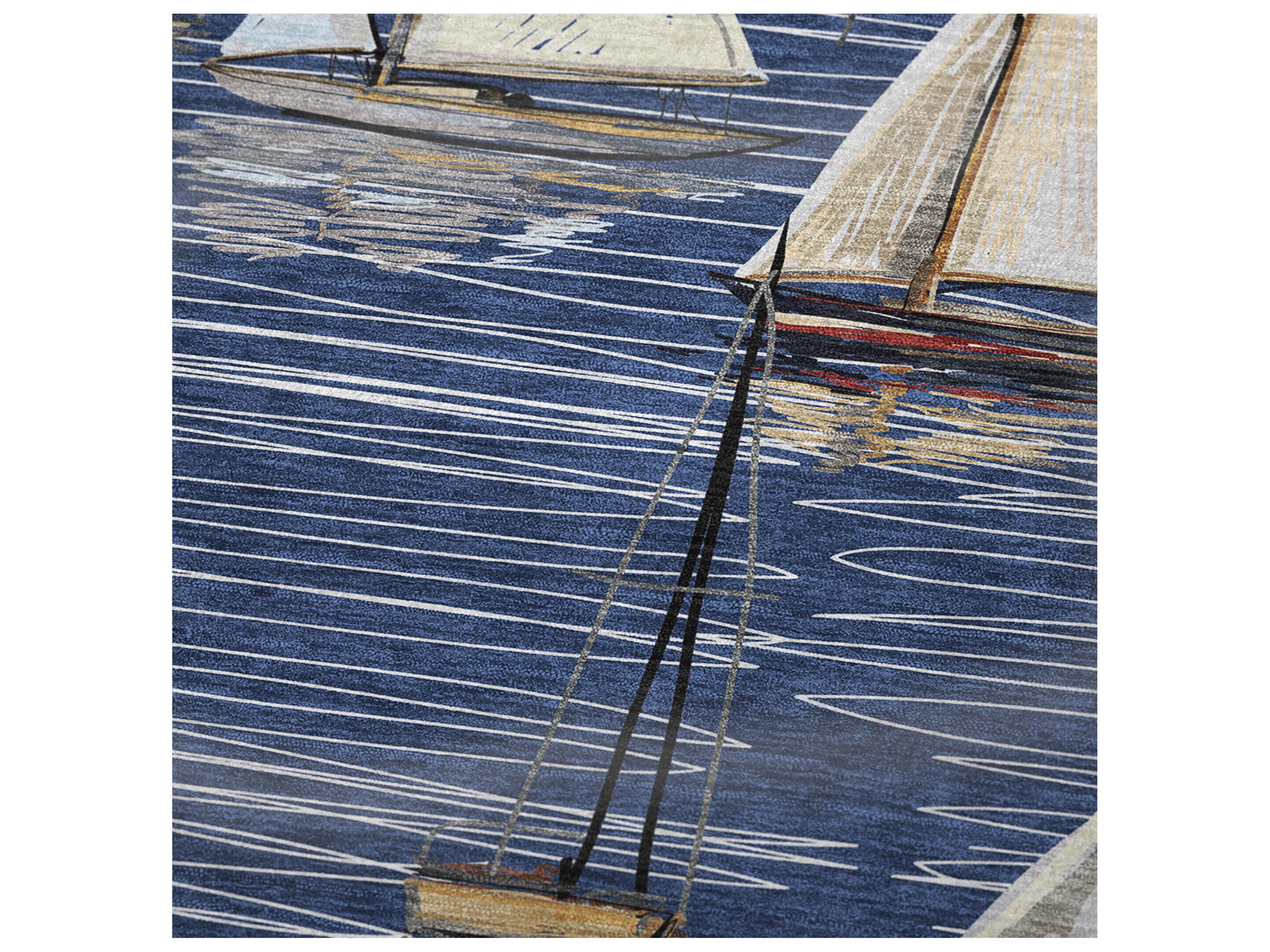 Dalyn Sherpa Blue Polyester Throw