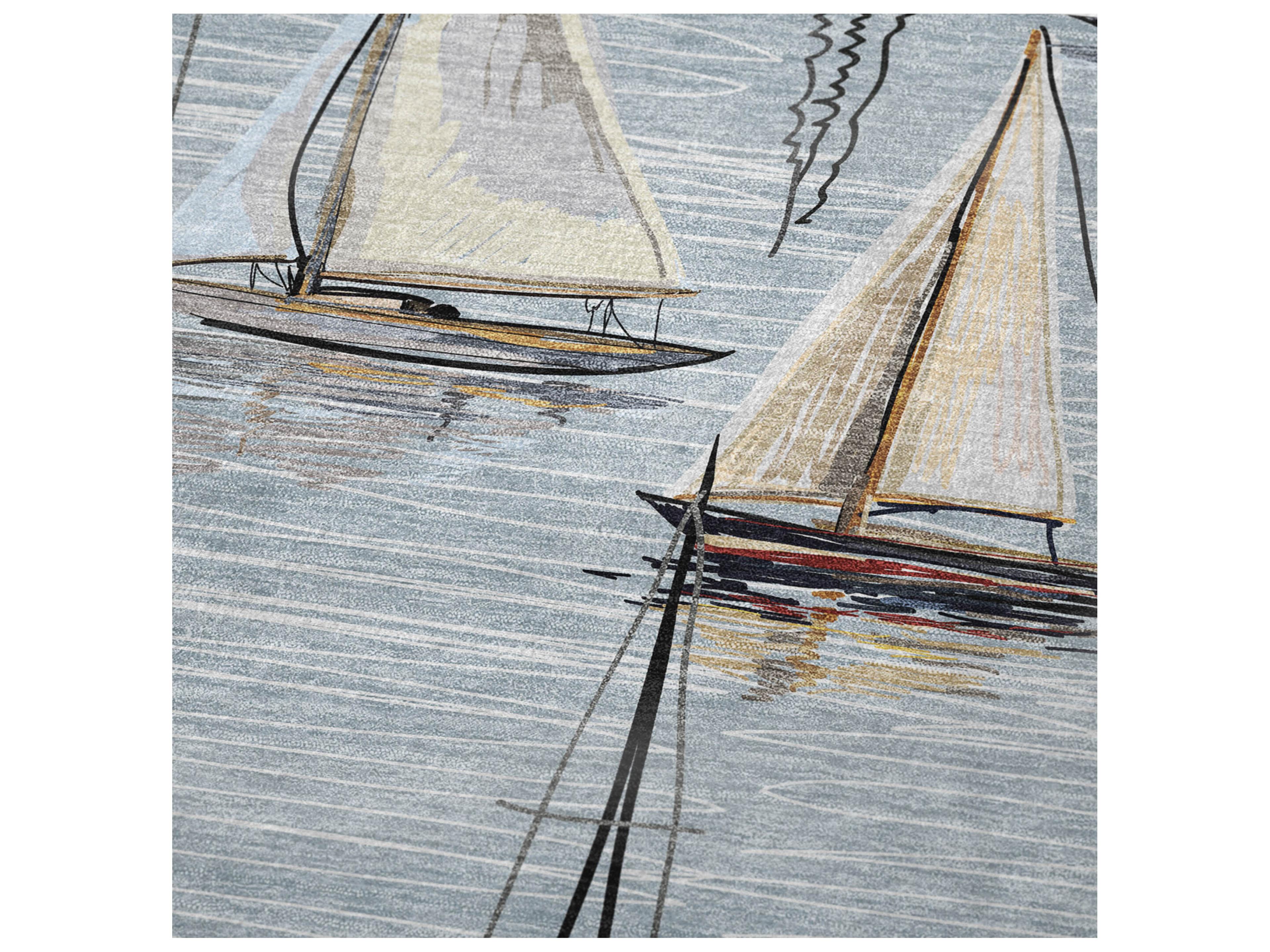 Dalyn Sherpa Blue Polyester Throw