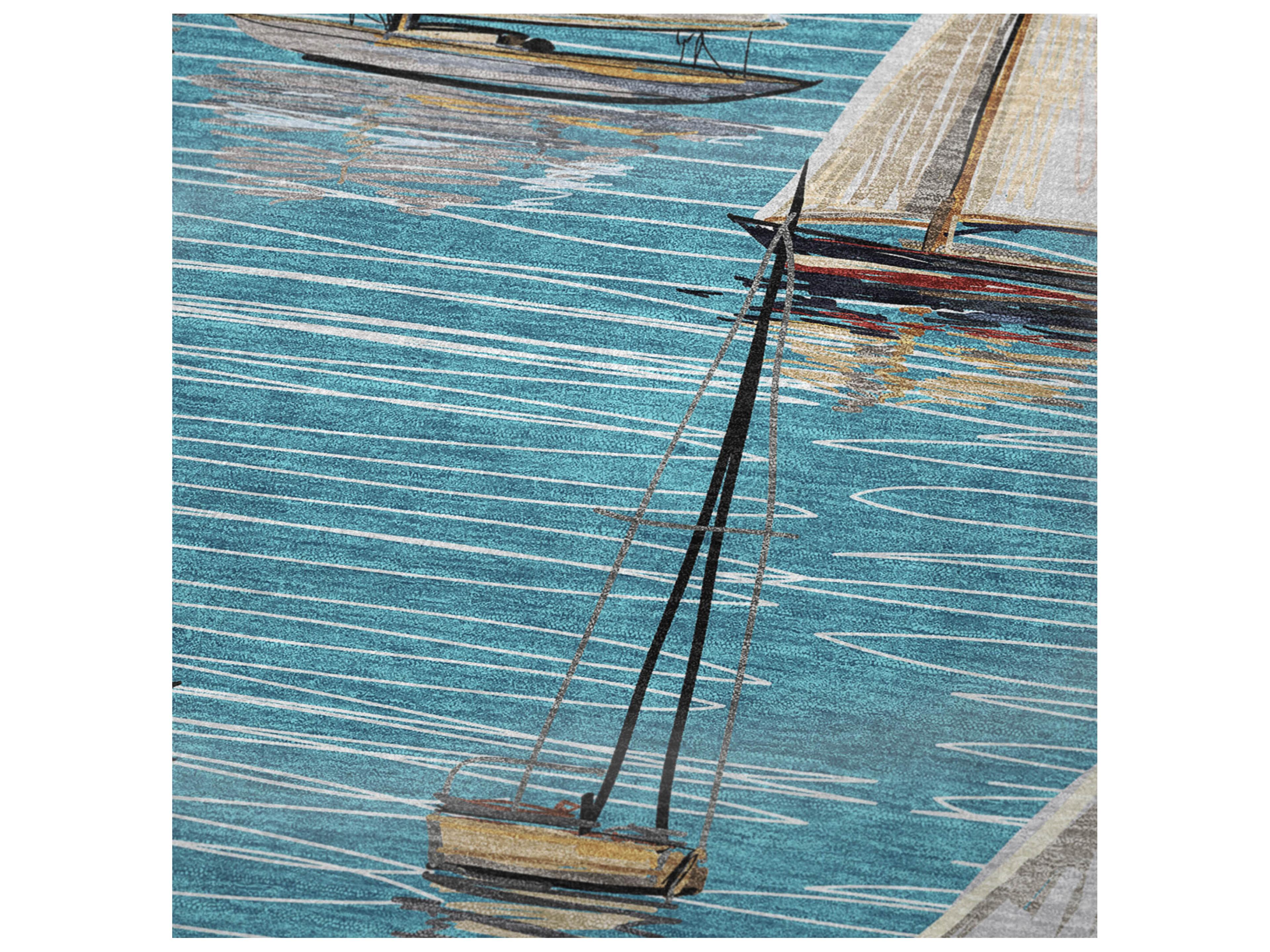 Dalyn Sherpa Teal Polyester Throw