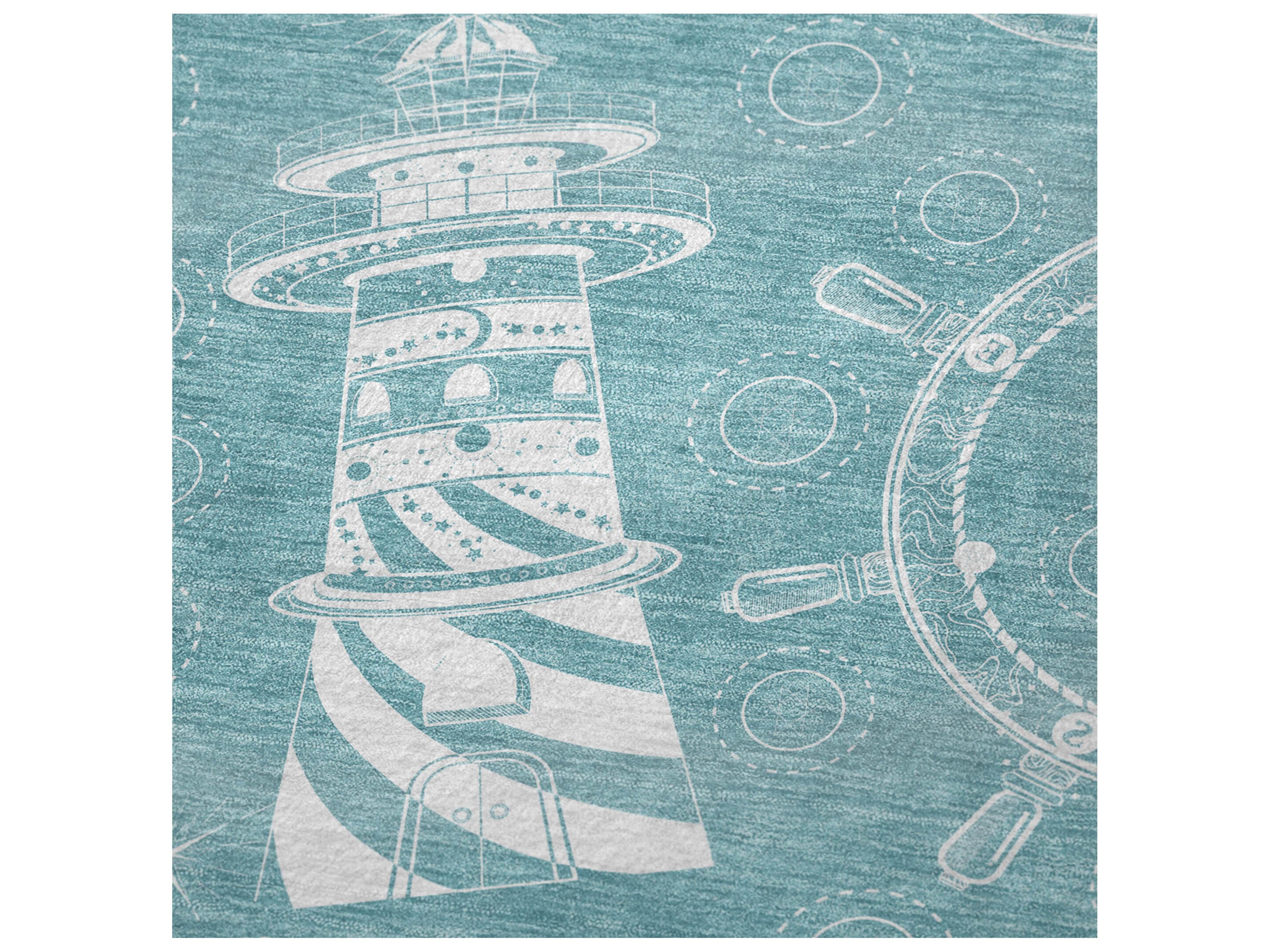 Dalyn Sherpa Blue Polyester Throw