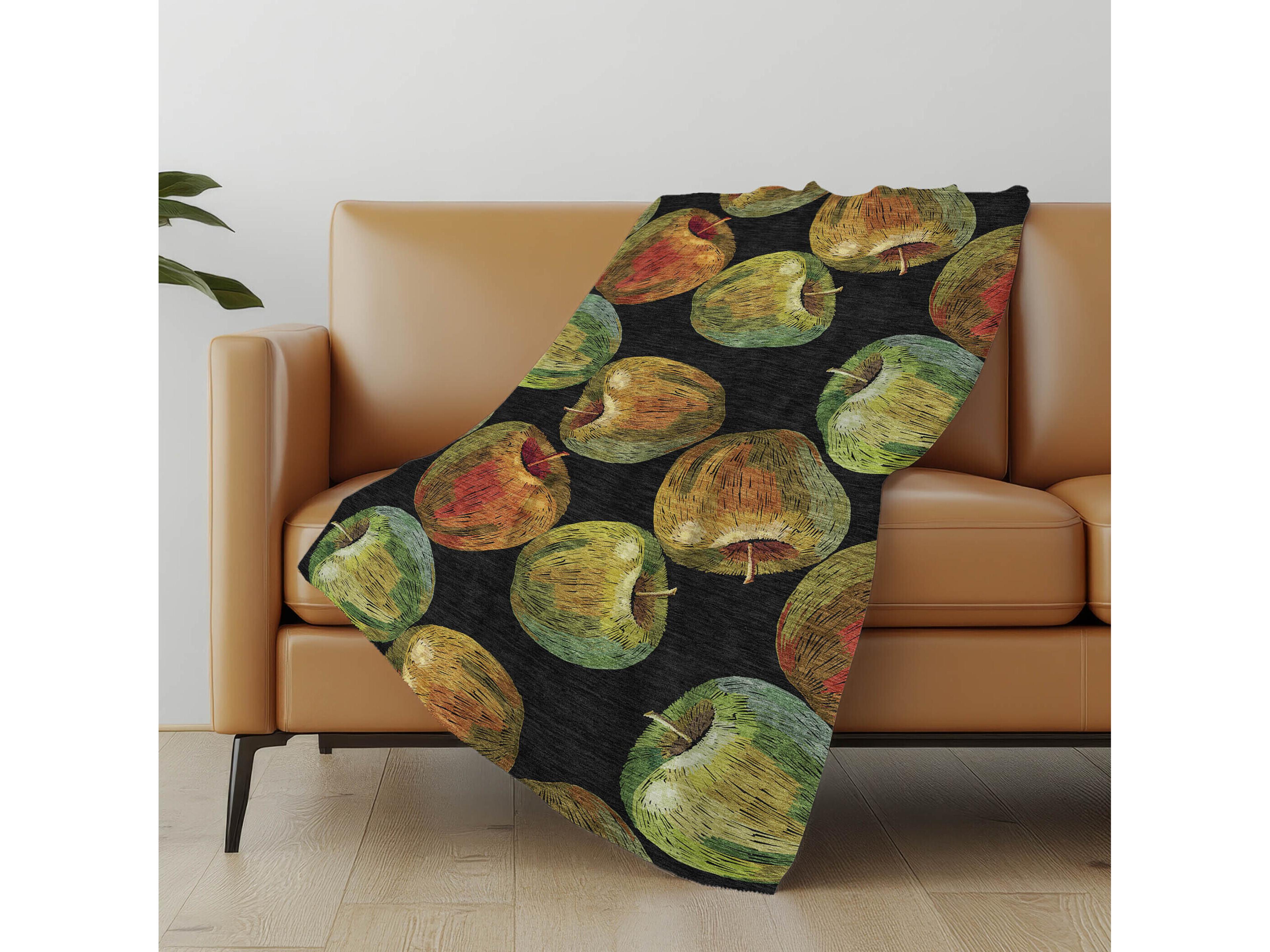 Dalyn Sherpa Black Polyester Throw