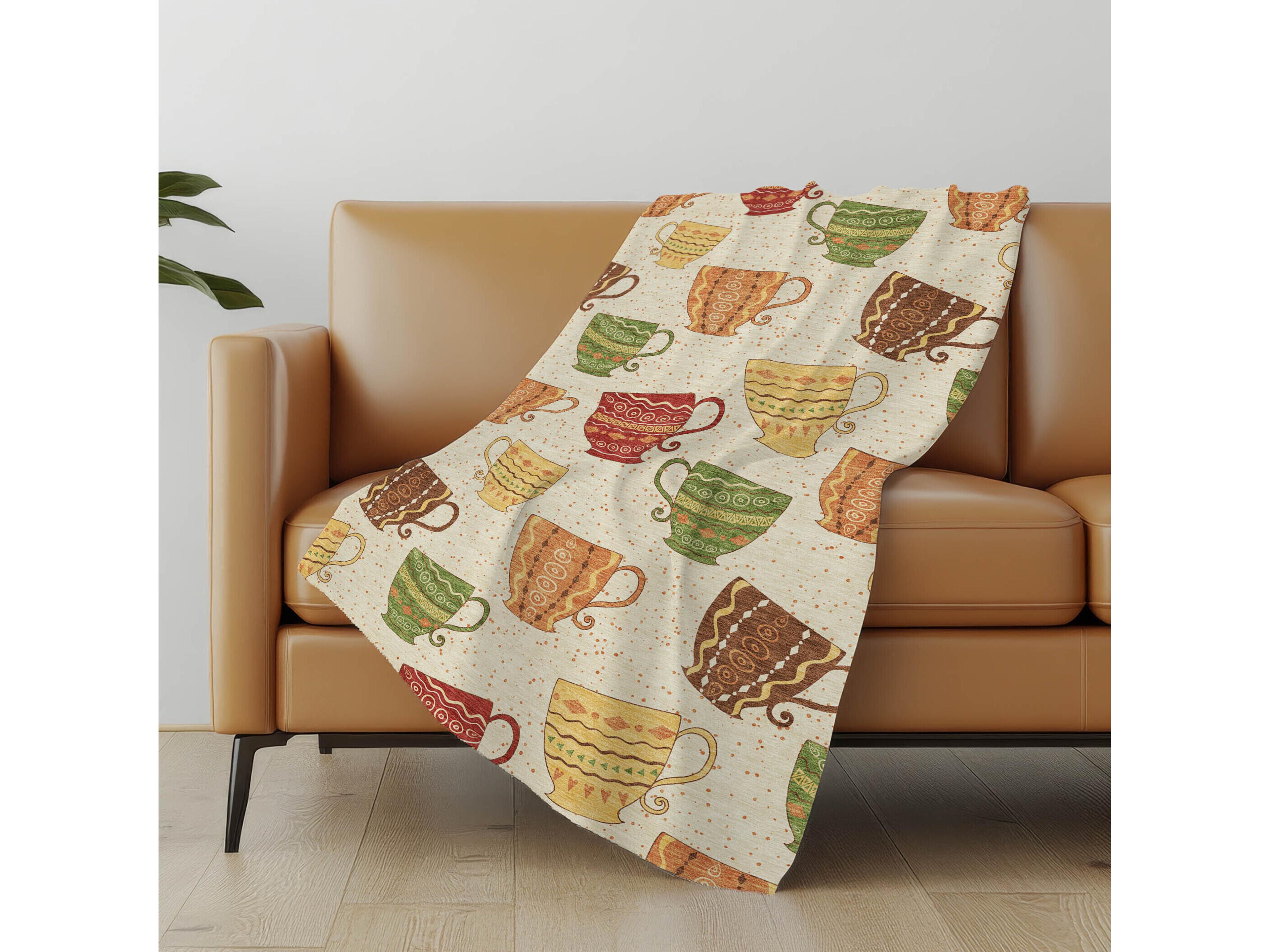 Dalyn Sherpa Ivory Polyester Throw