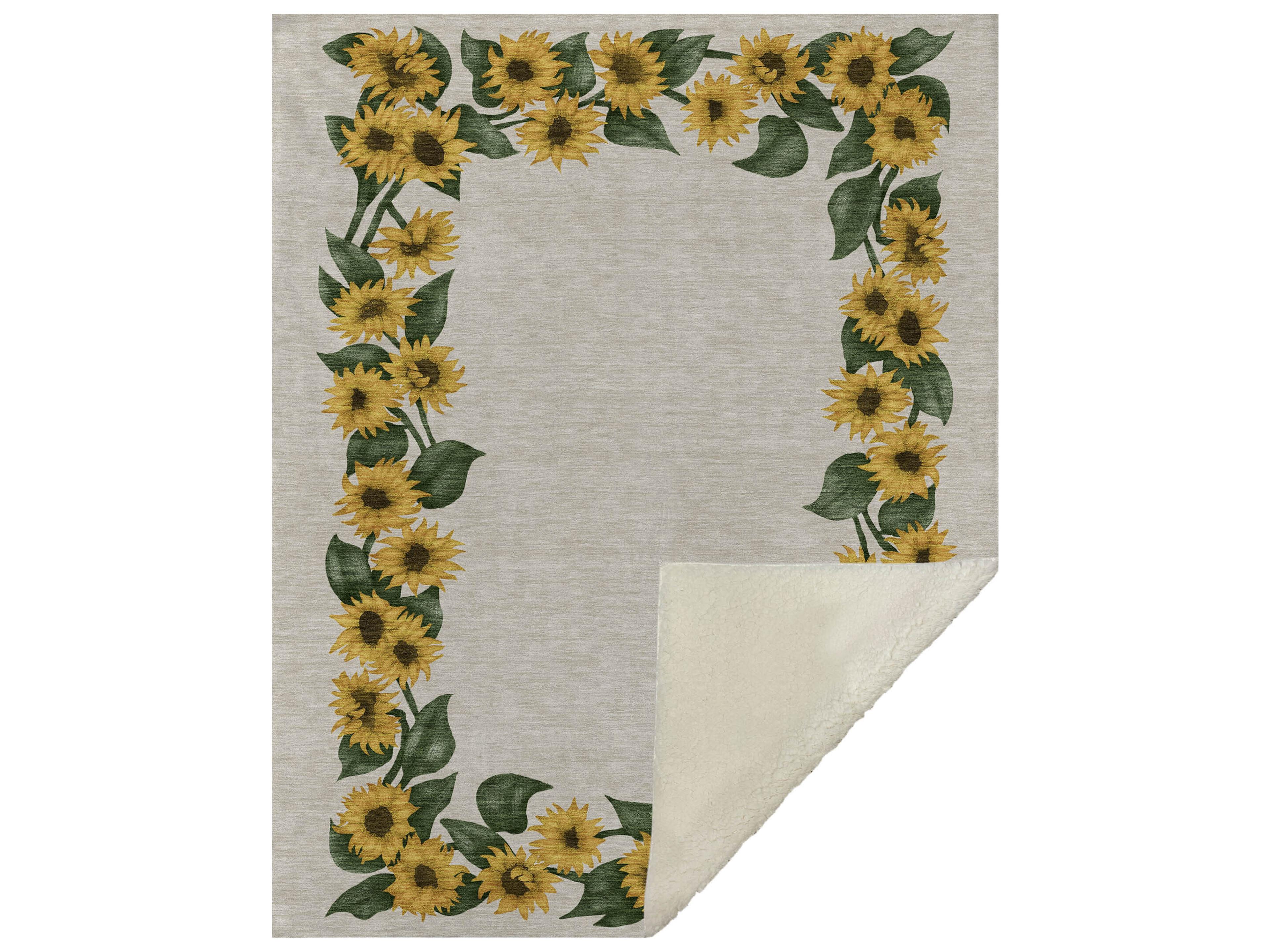 Dalyn Sherpa Beige Polyester Throw