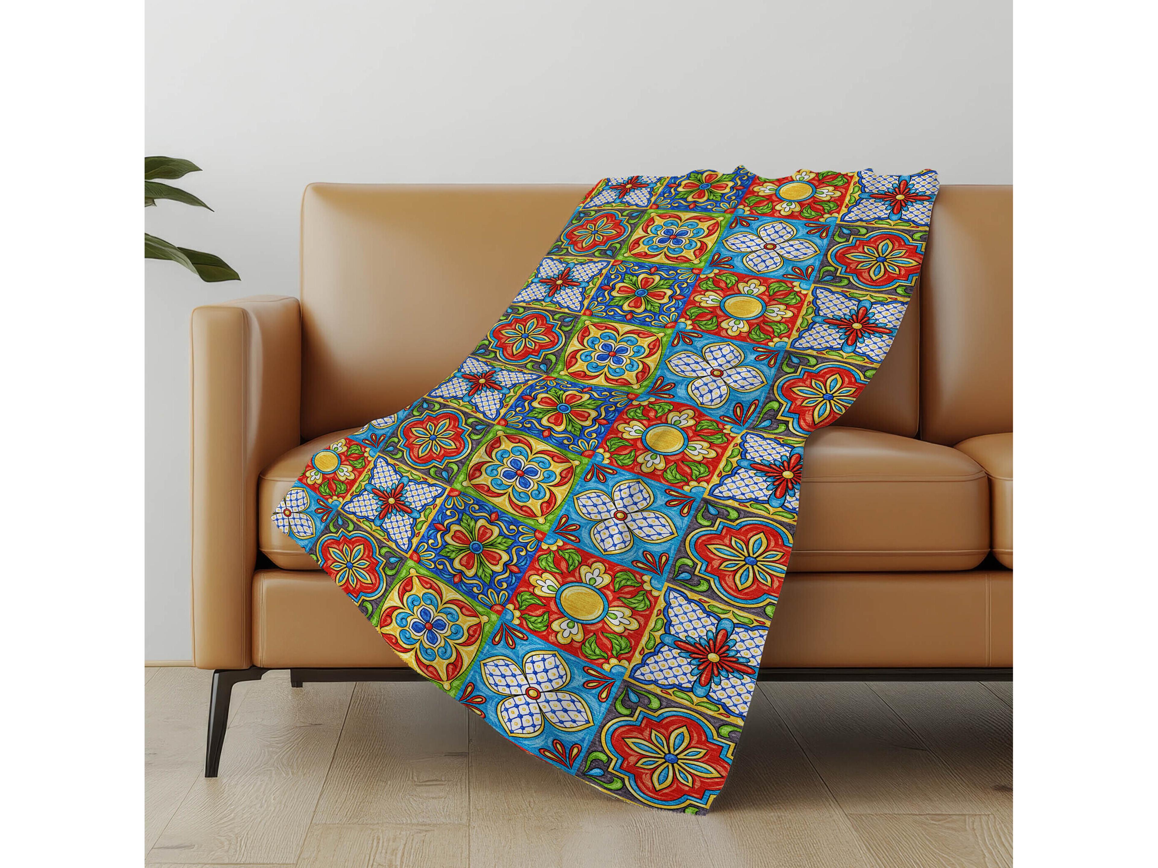 Dalyn Sherpa Multi Polyester Throw
