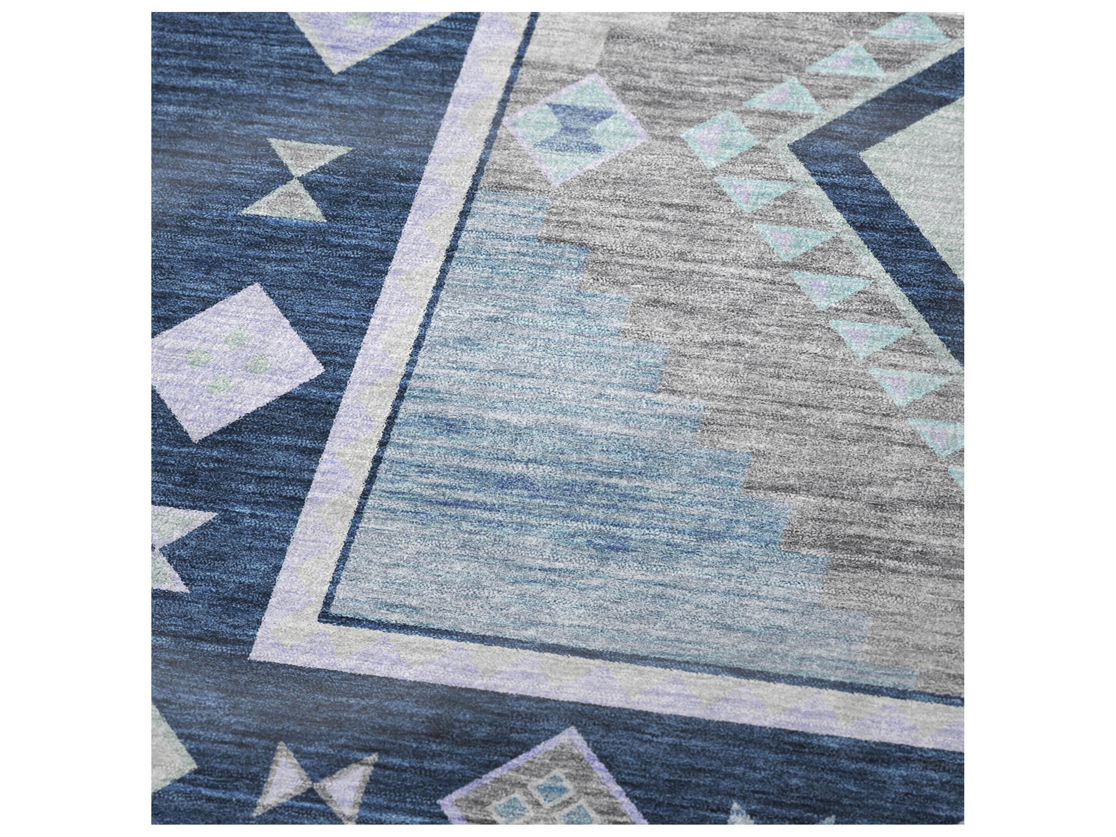 Dalyn Sherpa Blue Polyester Throw