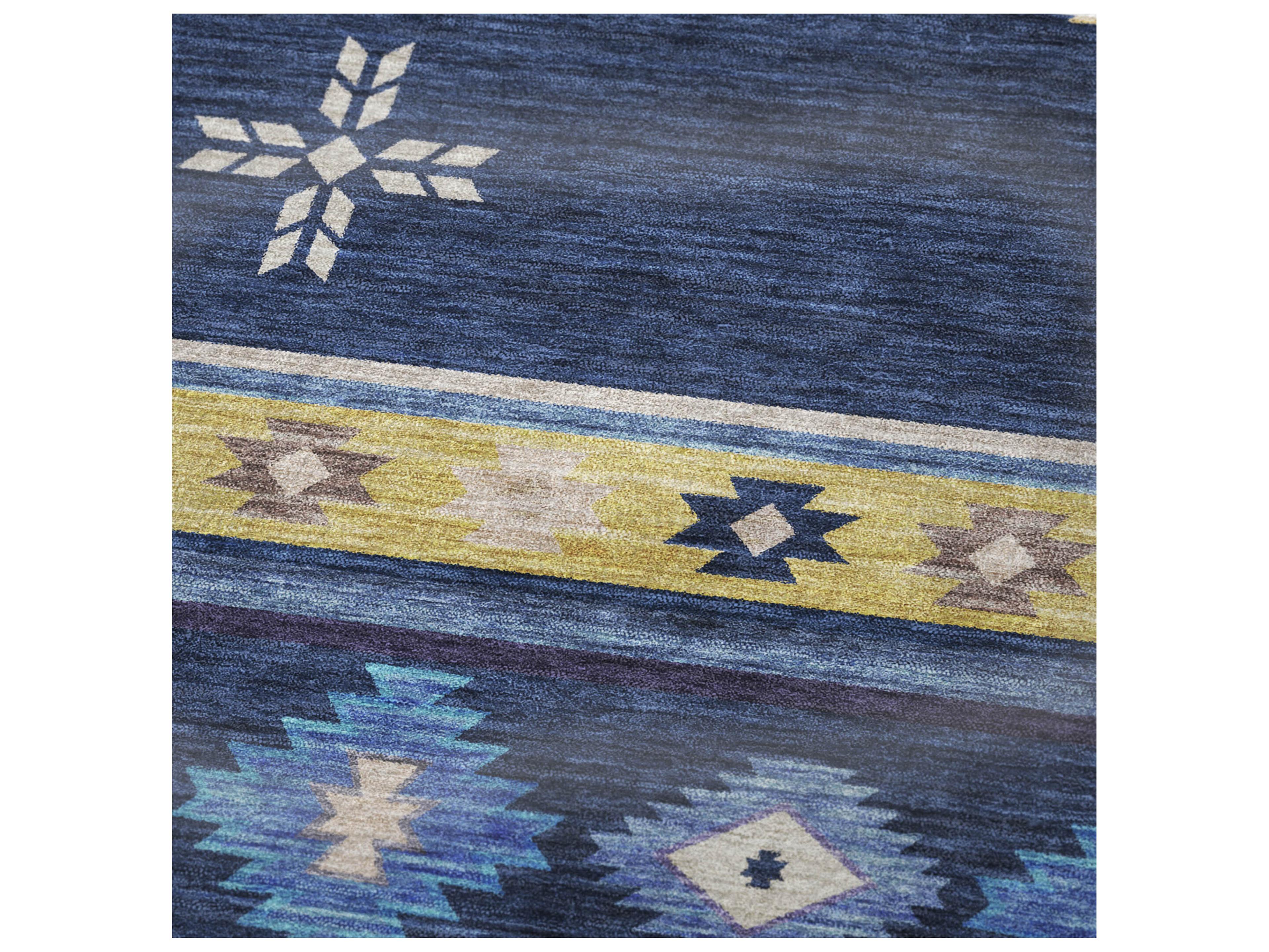 Dalyn Sherpa Blue Polyester Throw