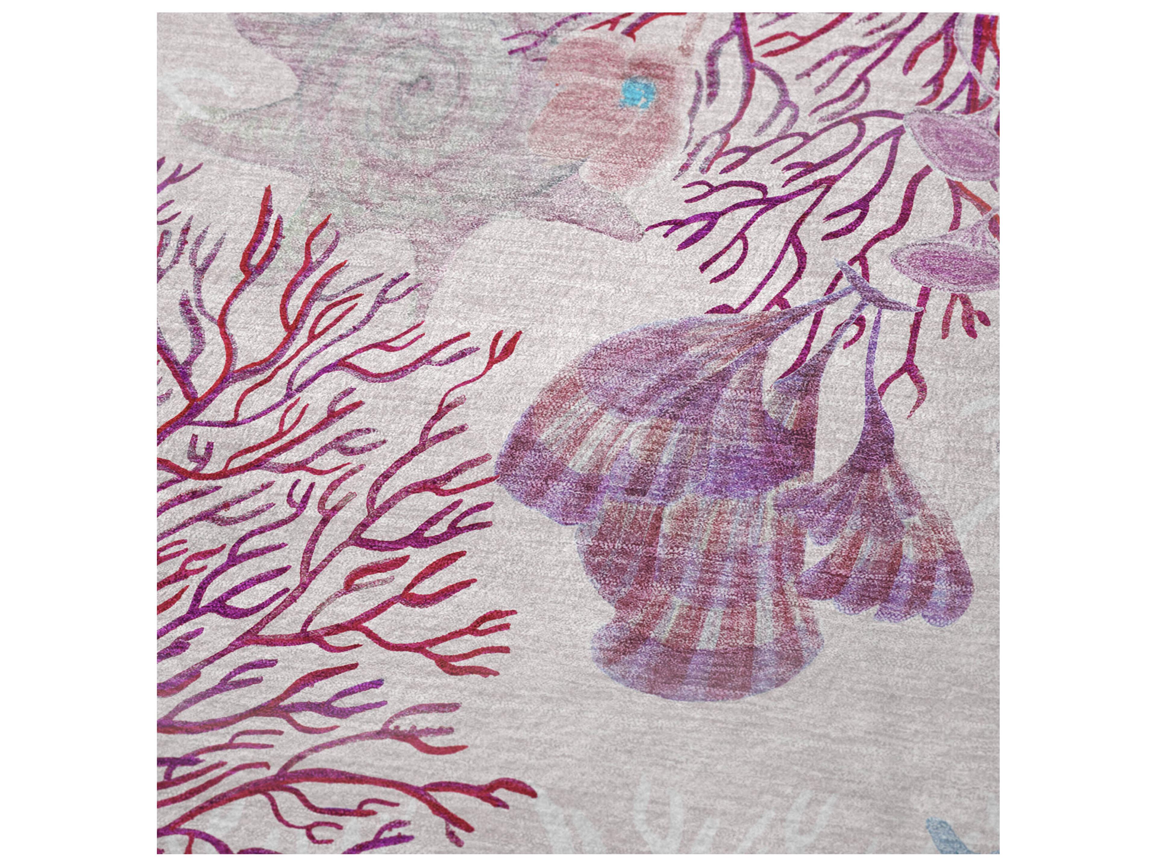 Dalyn Sherpa Pink Polyester Throw