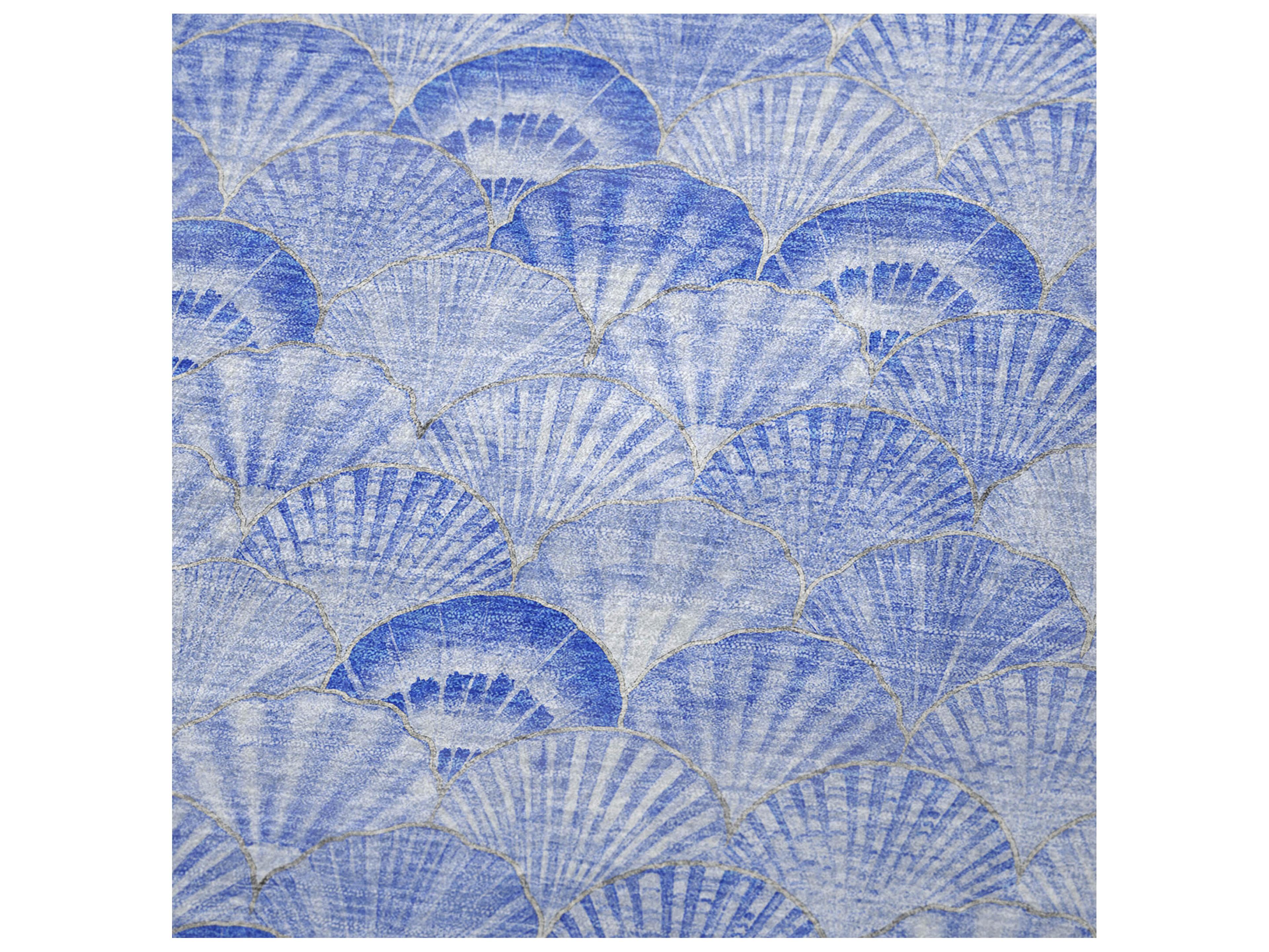 Dalyn Sherpa Blue Polyester Throw