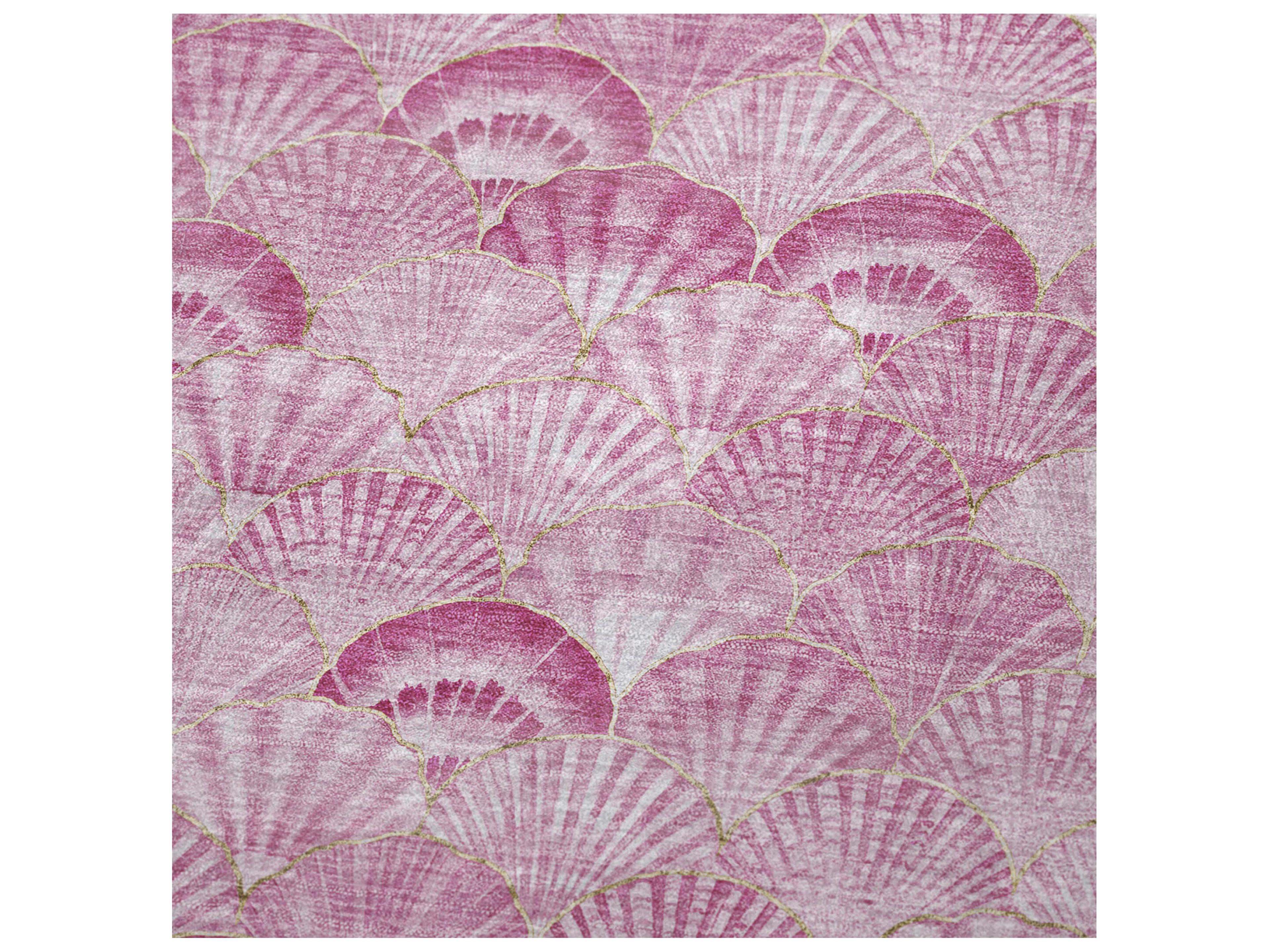 Dalyn Sherpa Pink Polyester Throw