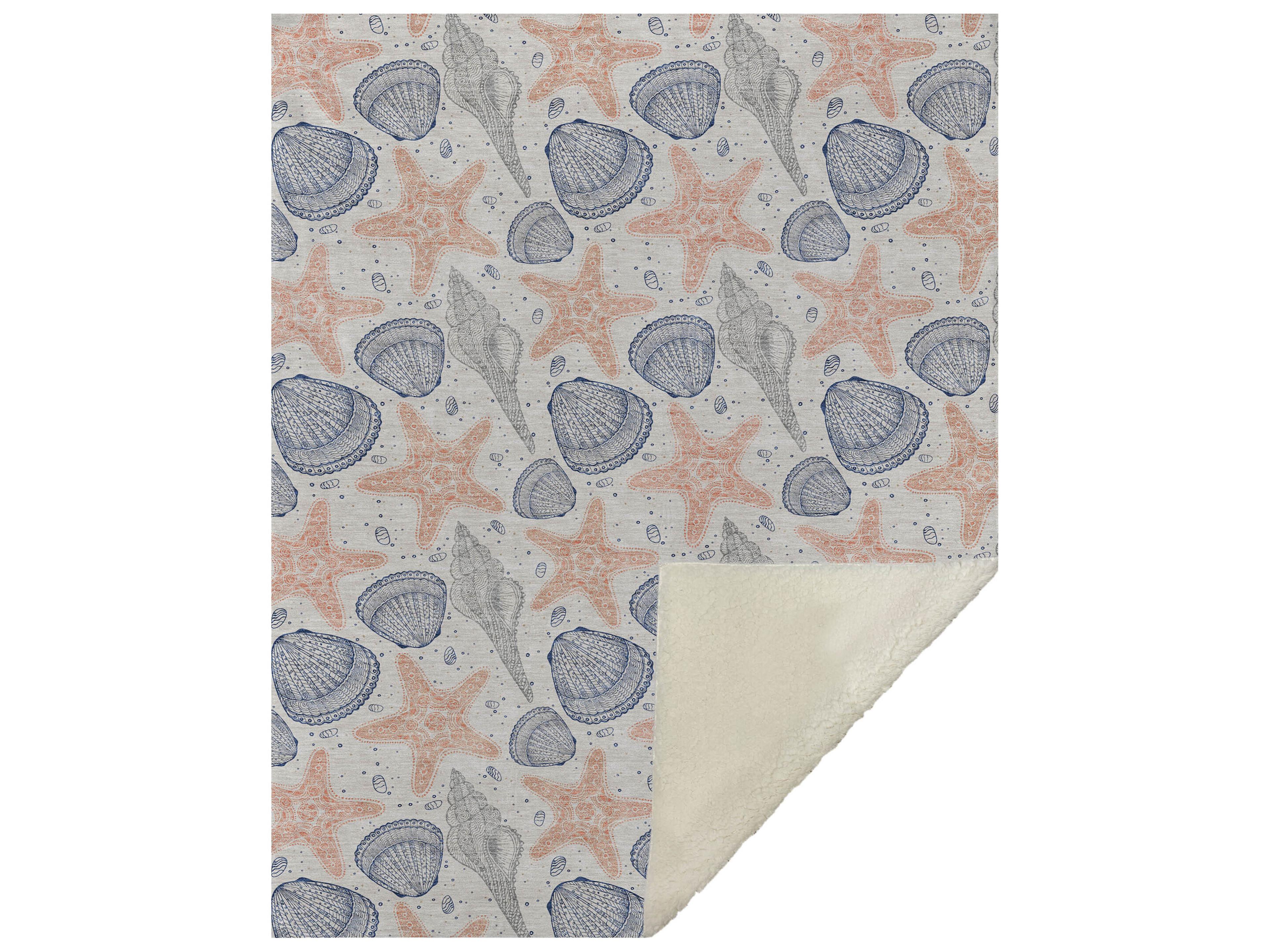 Sherpa Beige Polyester Throw