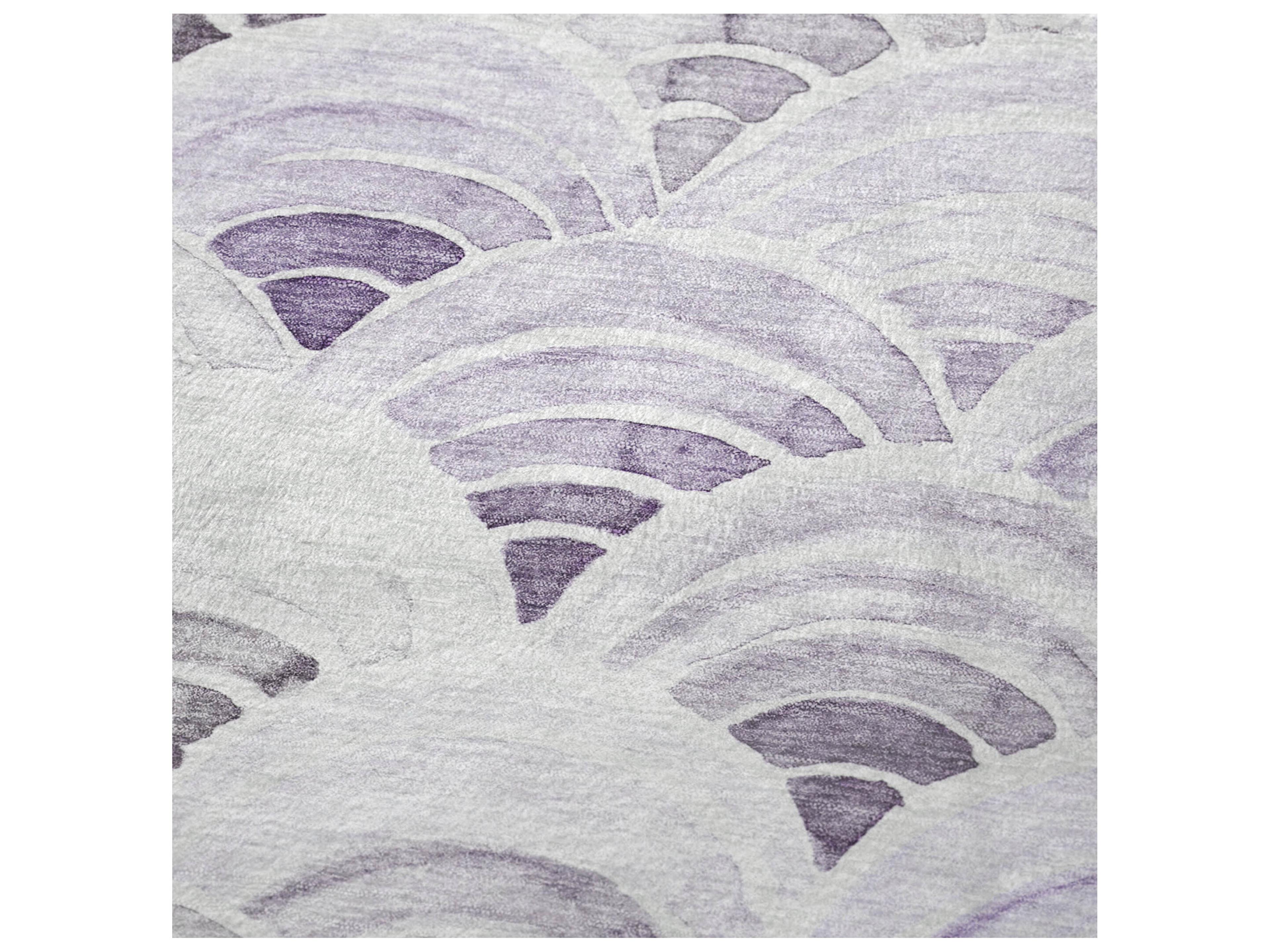 Dalyn Sherpa Purple Polyester Throw