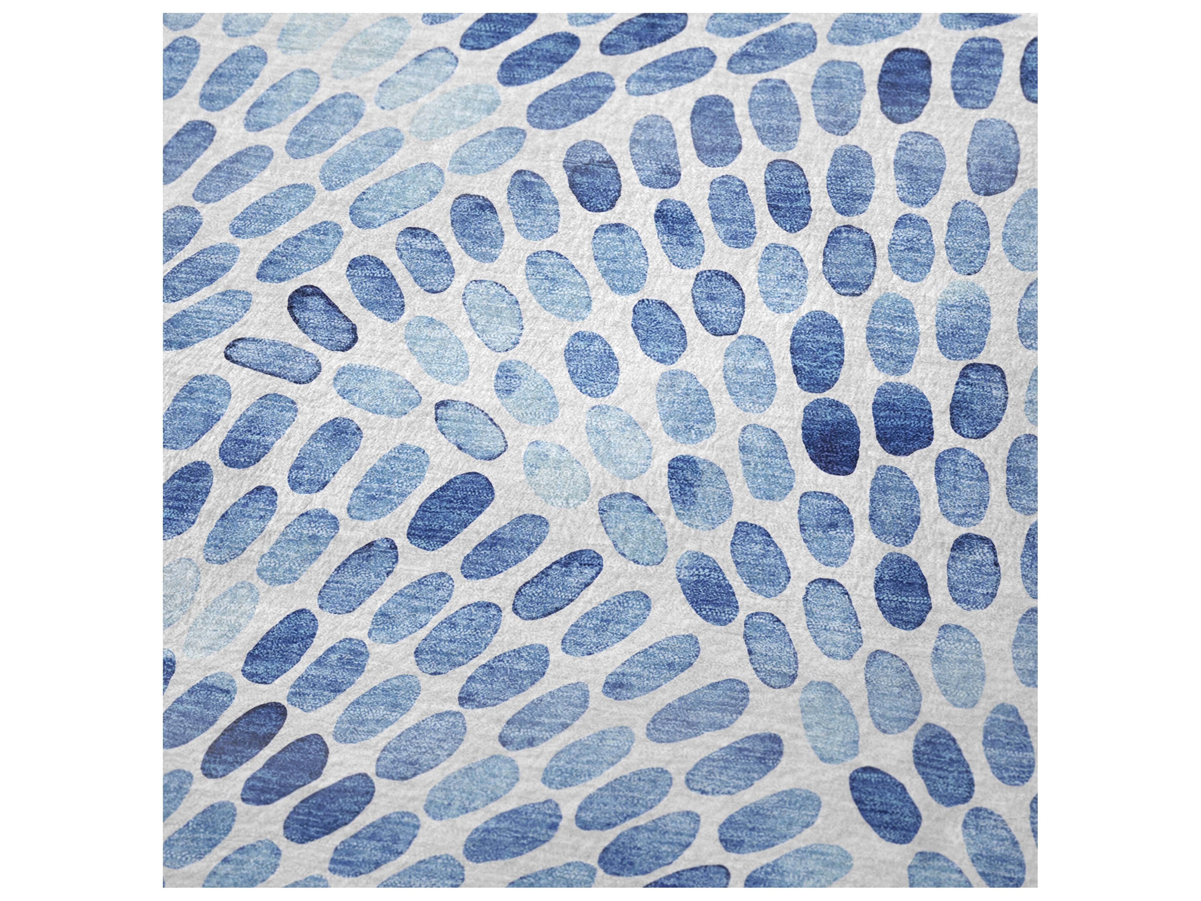 Dalyn Sherpa Blue Polyester Throw