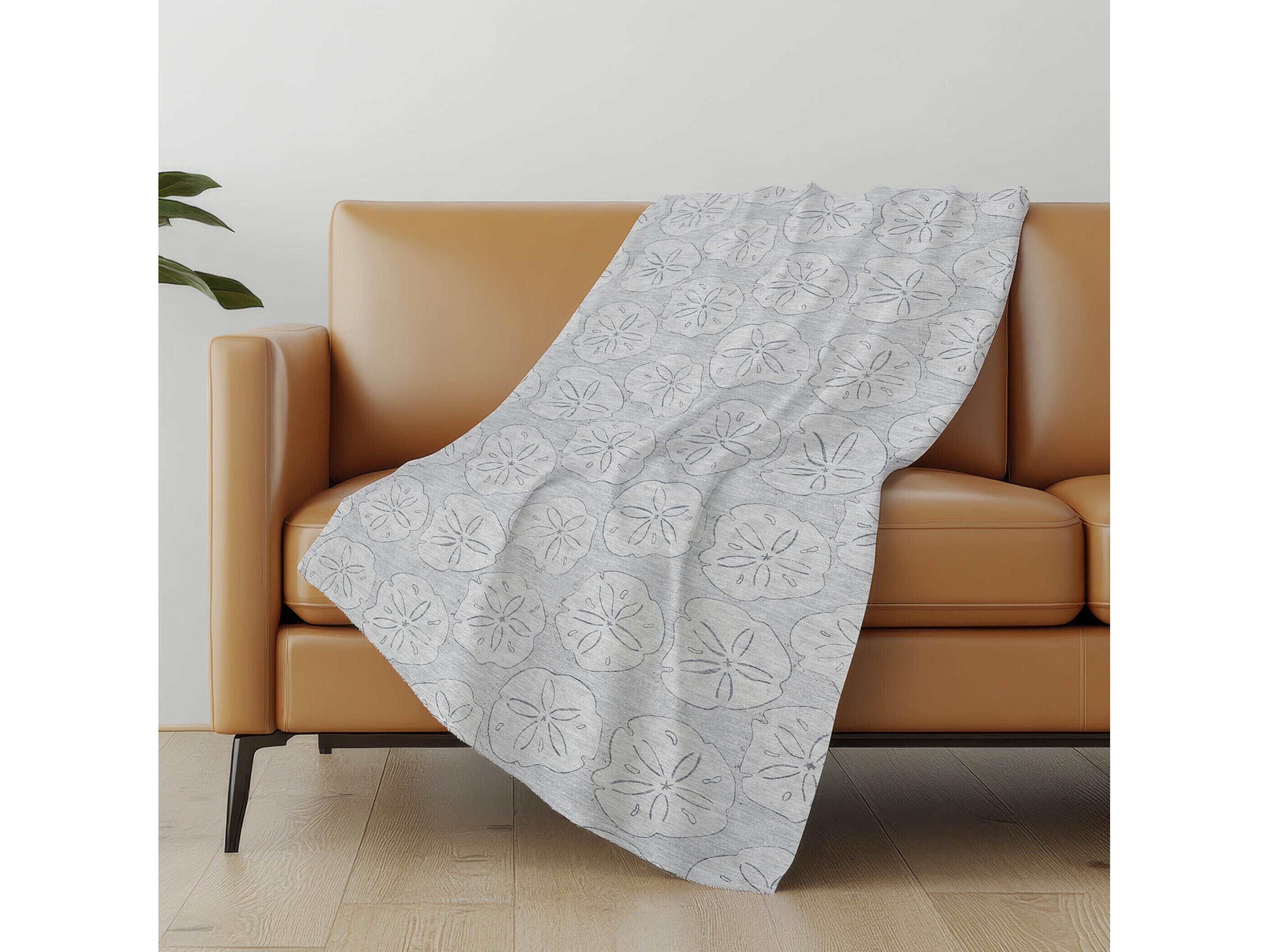 Dalyn Sherpa Gray Polyester Throw